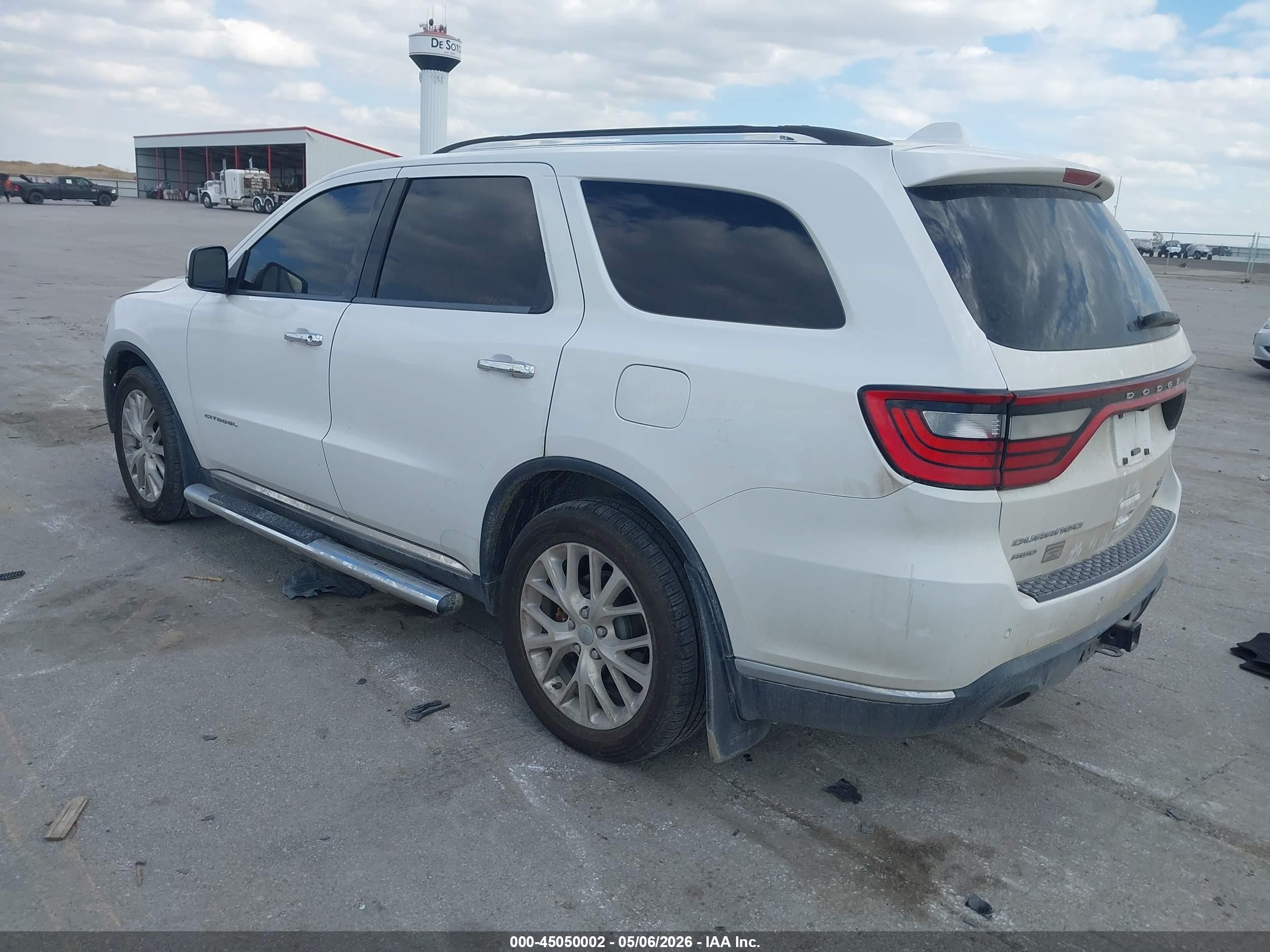 2014 Dodge Durango VIN 1C4RDJEG5EC332805 IAAI salvage auction — Front End, Salvage (Iowa), sold $1,750 on 2026-07-10 (photo 3)