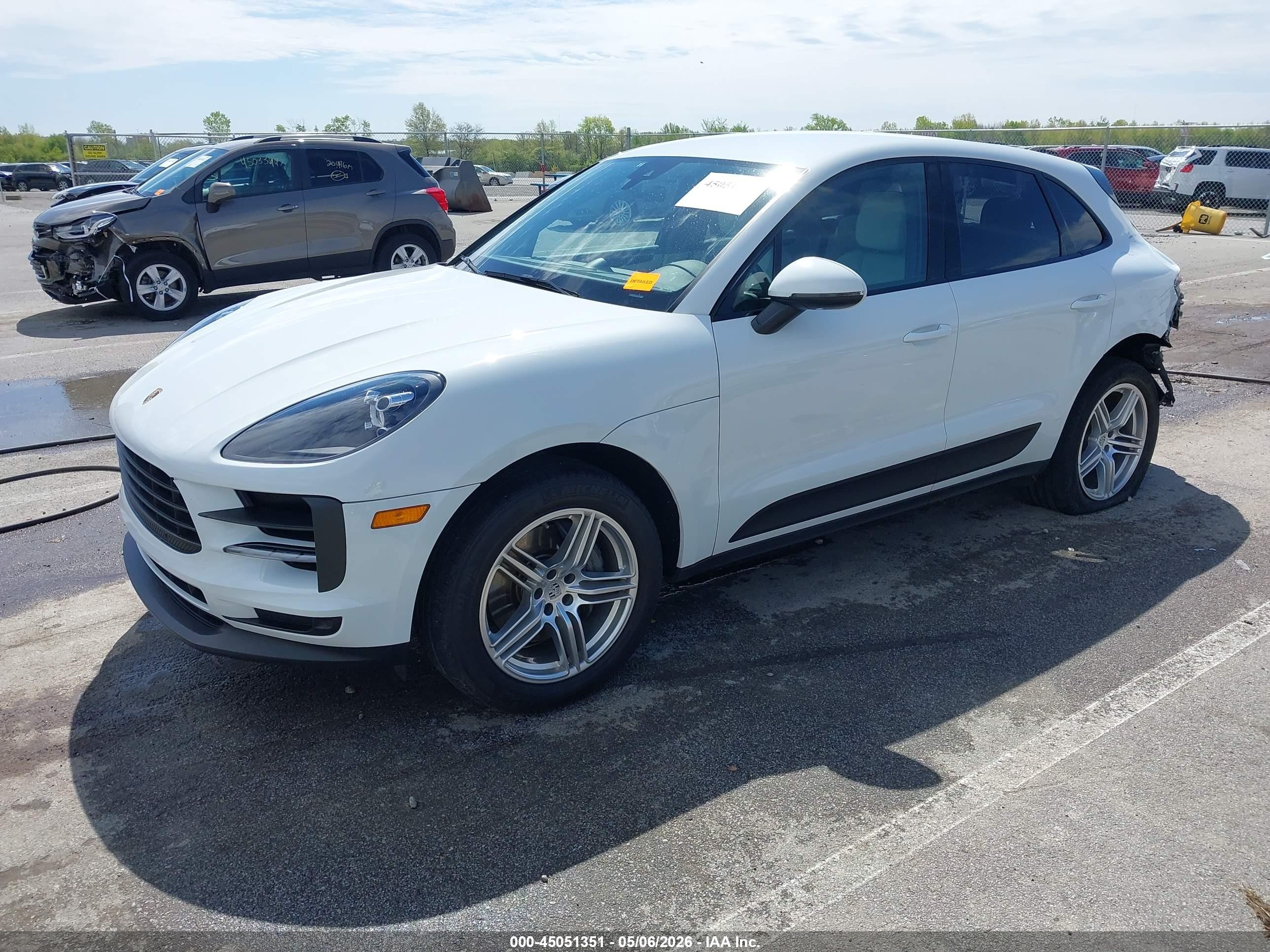 2020 Porsche Macan VIN WP1AB2A58LLB33644 IAAI salvage auction — Rear End, Salvage (Indiana), sold $11,200 on 2026-07-03 (photo 2)