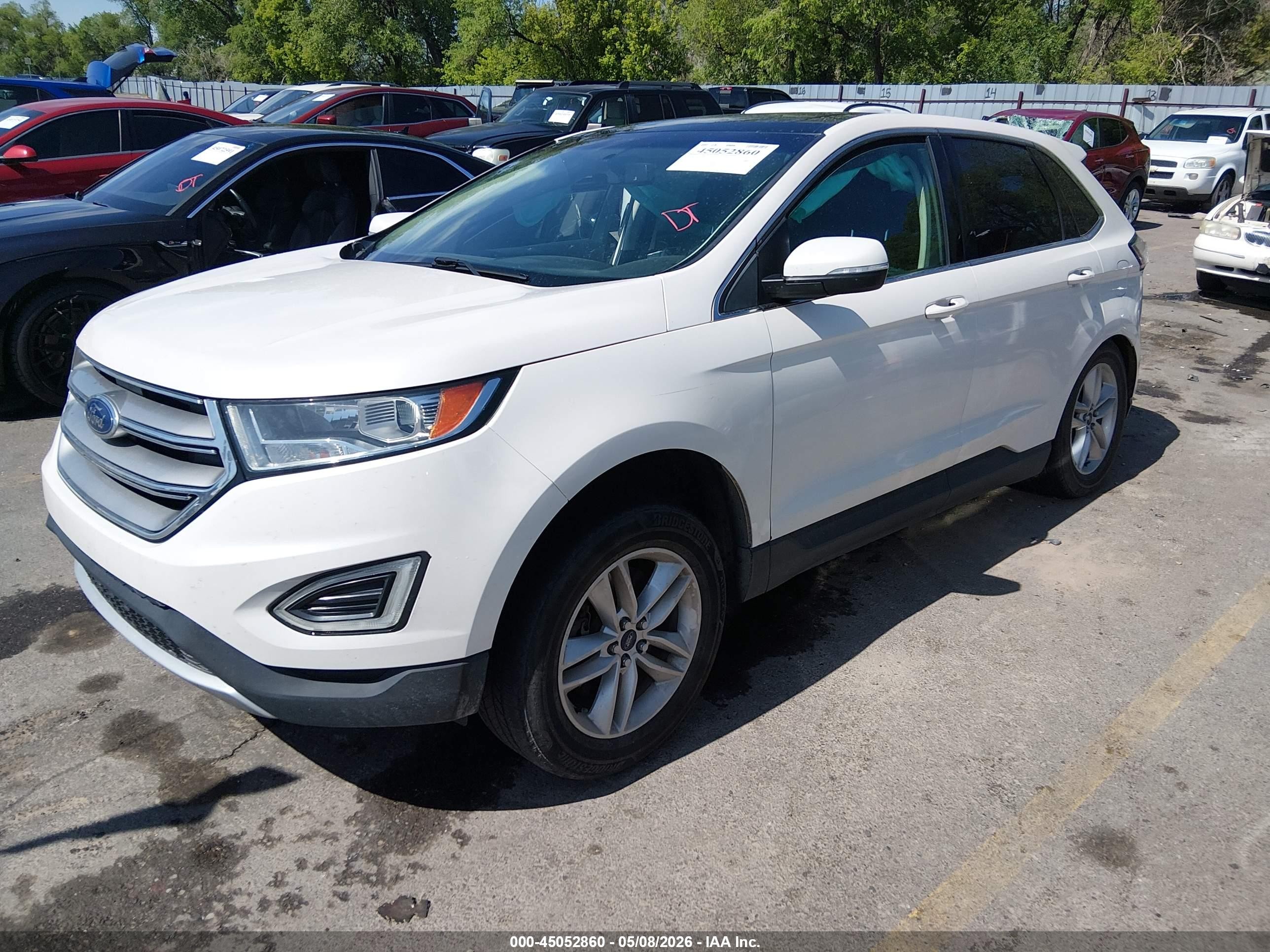 2017 Ford Edge VIN 2FMPK4J87HBC50863 IAAI salvage auction — Side, Salvage (Utah), sold $1,350 on 2026-07-09 (photo 2)