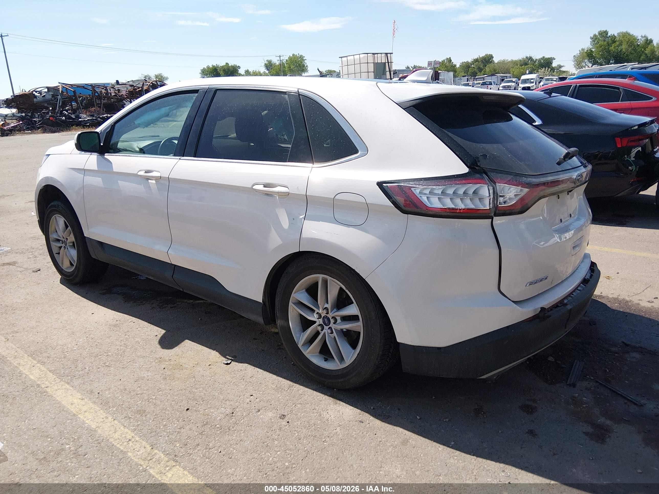 2017 Ford Edge VIN 2FMPK4J87HBC50863 IAAI salvage auction — Side, Salvage (Utah), sold $1,350 on 2026-07-09 (photo 3)