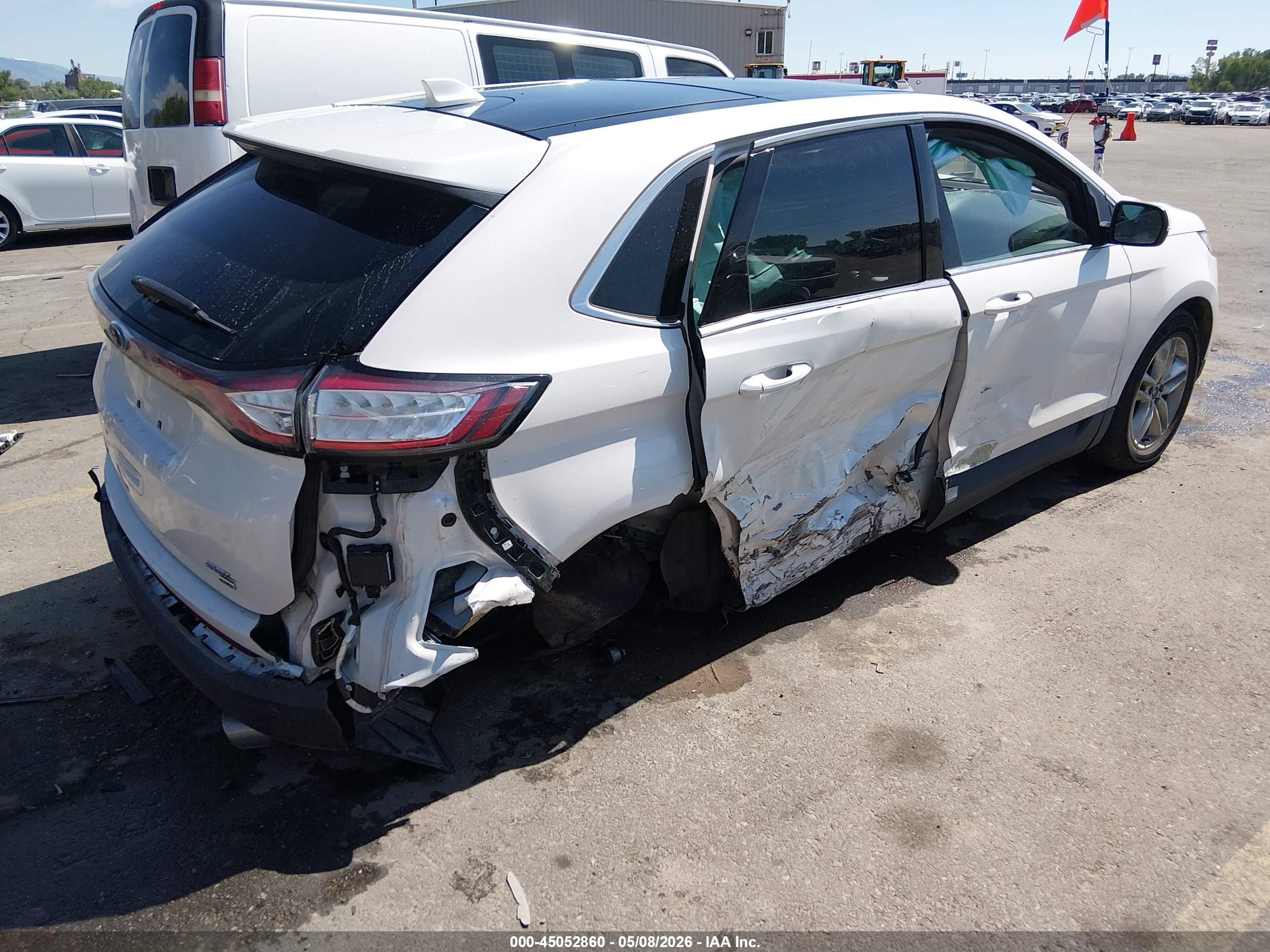 2017 Ford Edge VIN 2FMPK4J87HBC50863 IAAI salvage auction — Side, Salvage (Utah), sold $1,350 on 2026-07-09 (photo 4)