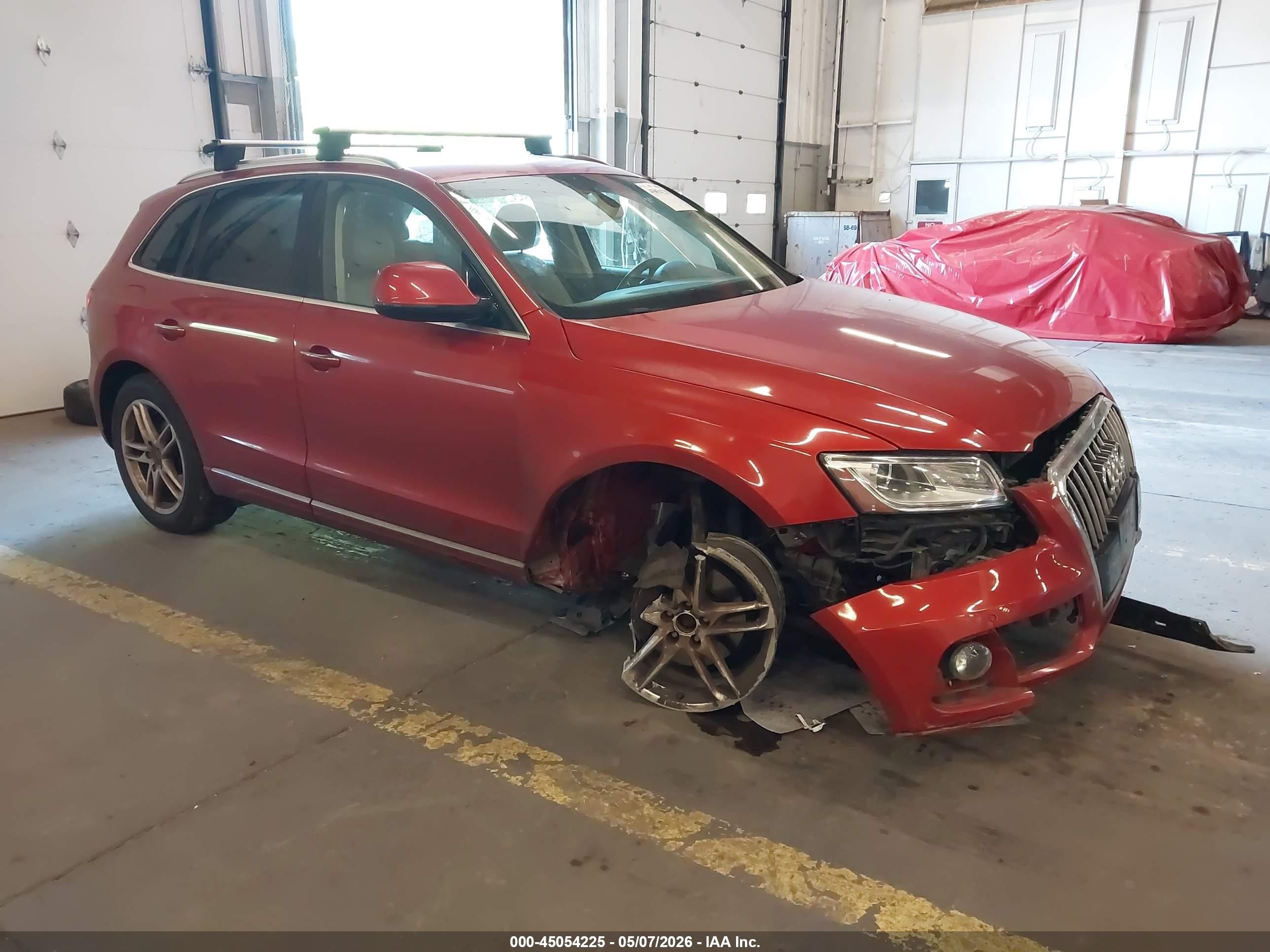 2015 Audi Q5 VIN WA1LFAFP5FA108665 IAAI salvage auction — Unknown, Salvage (Oregon), sold $2,150 on 2026-07-09 (photo 1)
