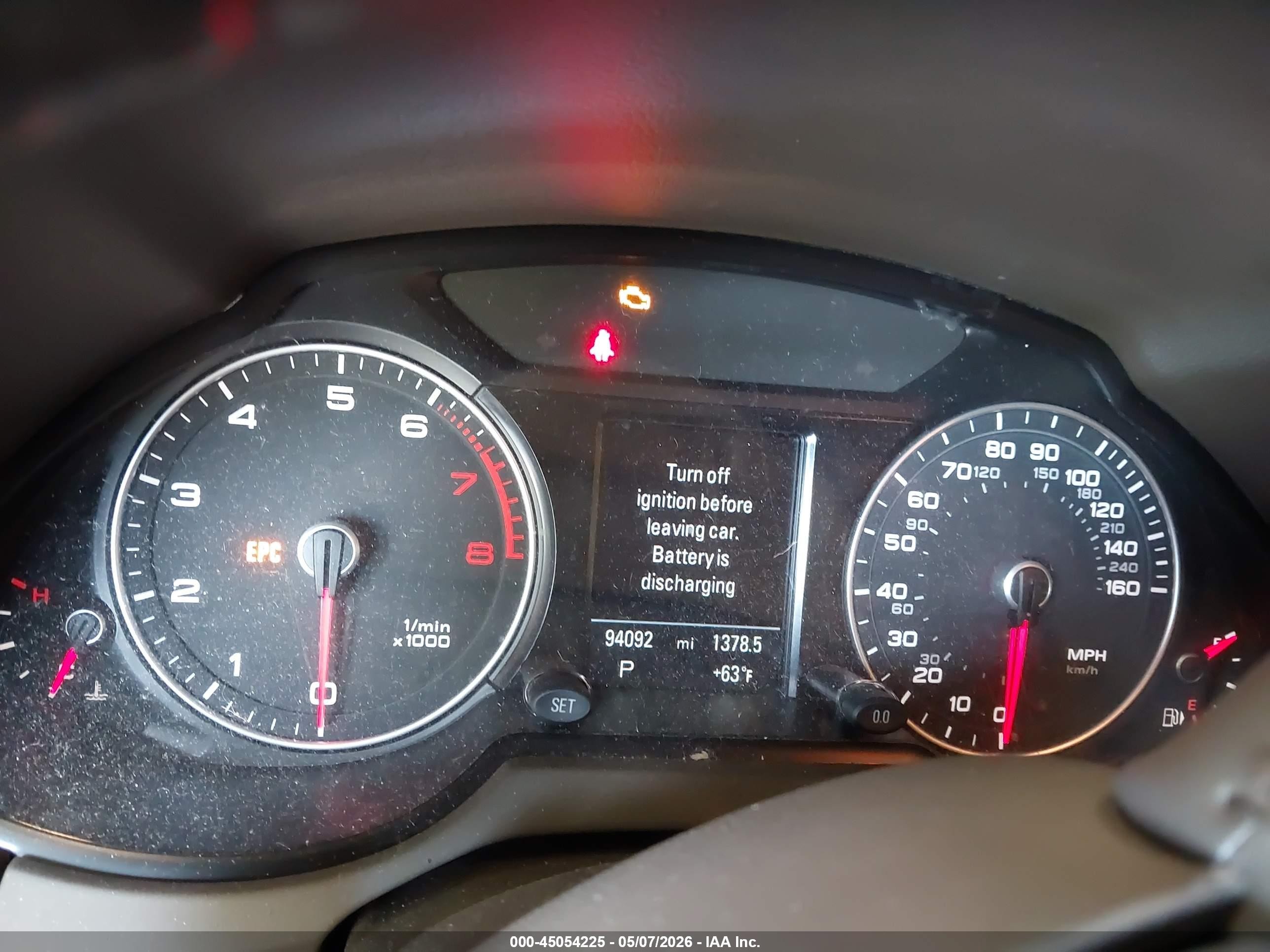 2015 Audi Q5 VIN WA1LFAFP5FA108665 IAAI salvage auction — Unknown, Salvage (Oregon), sold $2,150 on 2026-07-09 (photo 7)