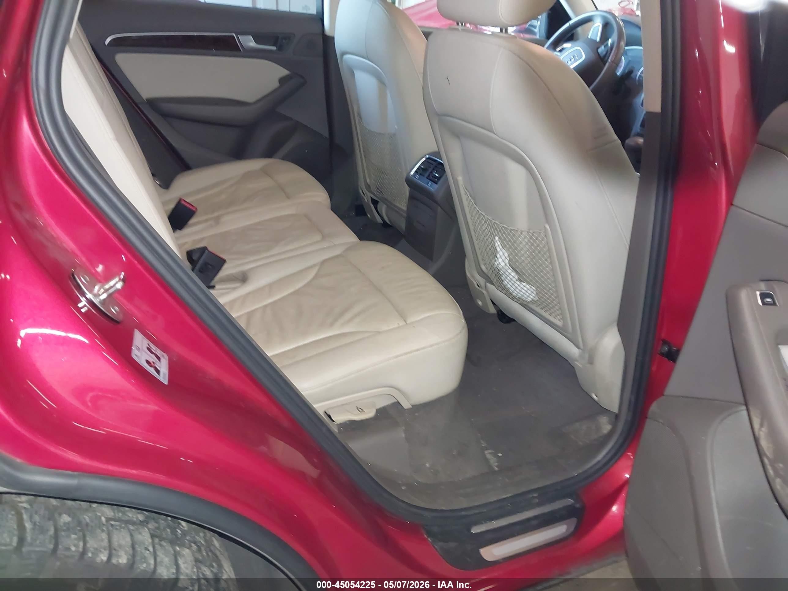 2015 Audi Q5 VIN WA1LFAFP5FA108665 IAAI salvage auction — Unknown, Salvage (Oregon), sold $2,150 on 2026-07-09 (photo 8)