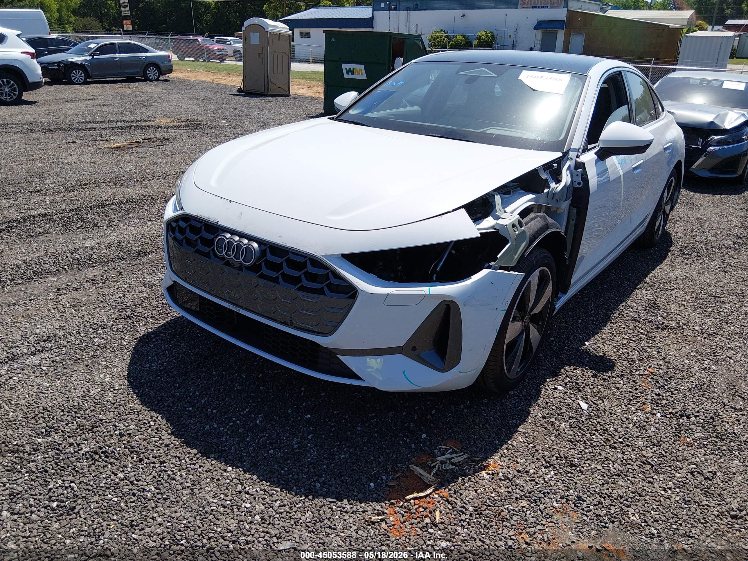 2025 Audi A5 VIN WAU2BCFU6SN069924 IAAI salvage auction — Front & Rear, Salvage (South Carolina), sold $21,500 on 2026-08-18 (photo 6)