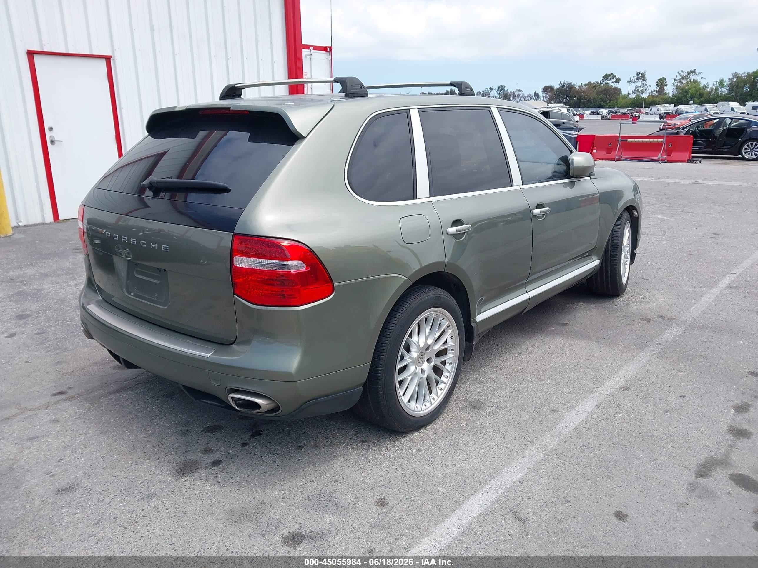 2010 Porsche Cayenne VIN WP1AA2APXALA06511 IAAI salvage auction — Rear End, Clear - Dealer Only (California), sold $3,850 on 2026-06-10 (photo 4)