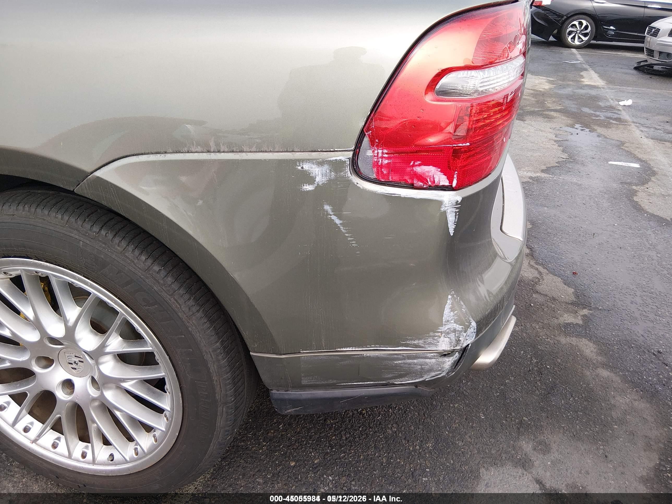 2010 Porsche Cayenne VIN WP1AA2APXALA06511 IAAI salvage auction — Rear End, Clear - Dealer Only (California), sold $3,850 on 2026-06-10 (photo 6)