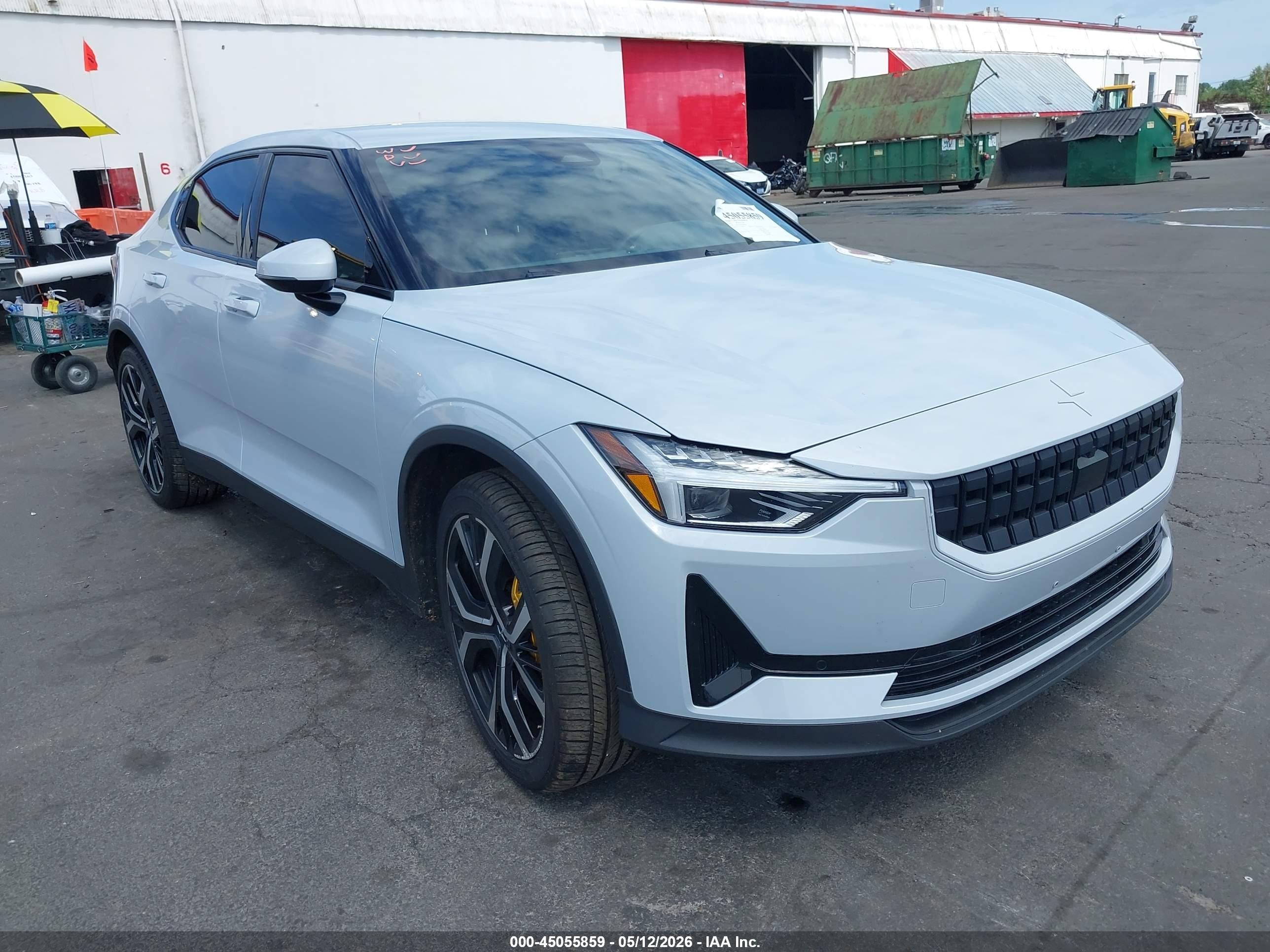 2022 Polestar 2 VIN LPSED3KA5NL060260 IAAI salvage auction — Side, Salvage (Oregon), sold $8,825 on 2026-08-20 (photo 1)