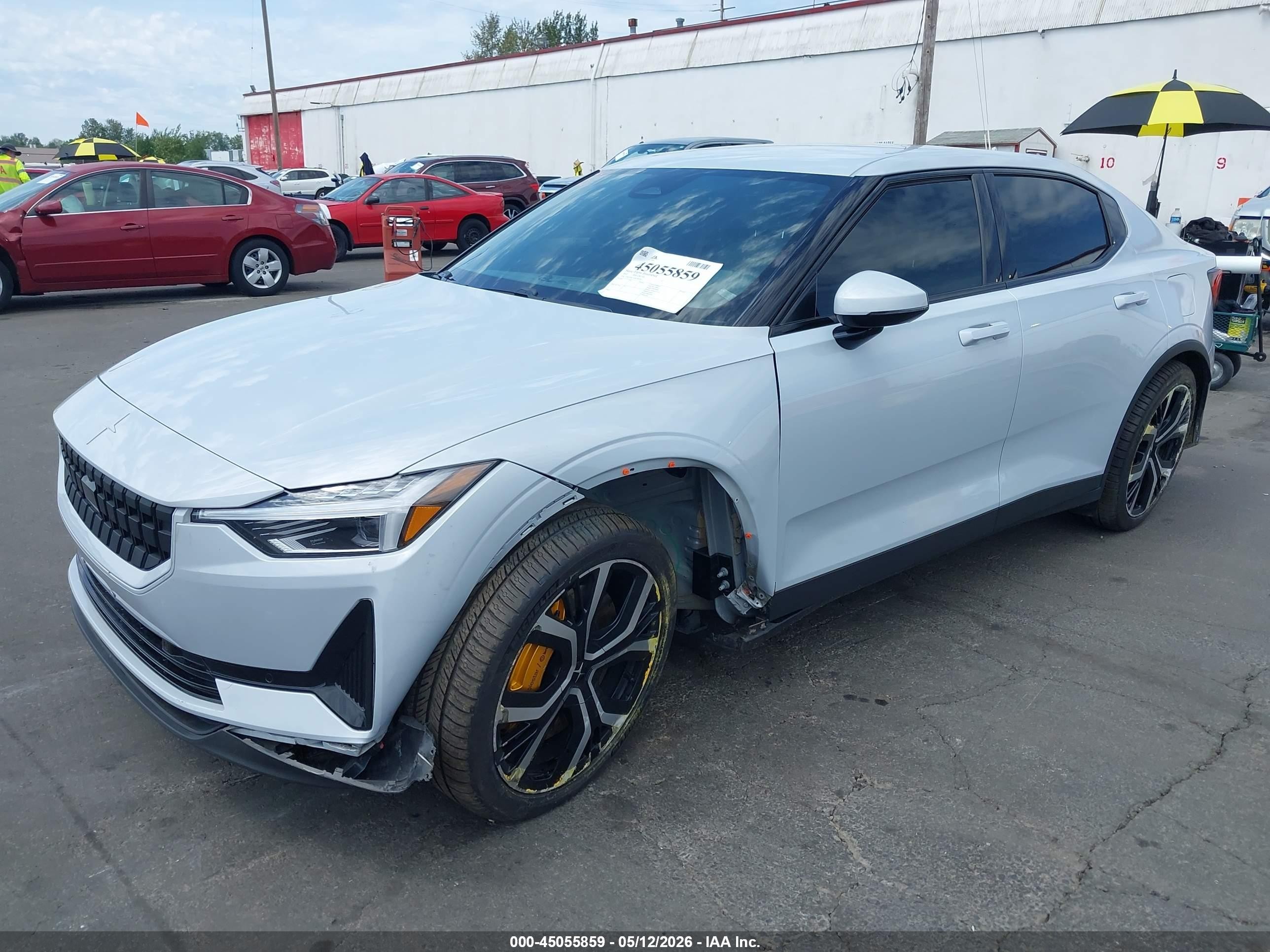 2022 Polestar 2 VIN LPSED3KA5NL060260 IAAI salvage auction — Side, Salvage (Oregon), sold $8,825 on 2026-08-20 (photo 2)