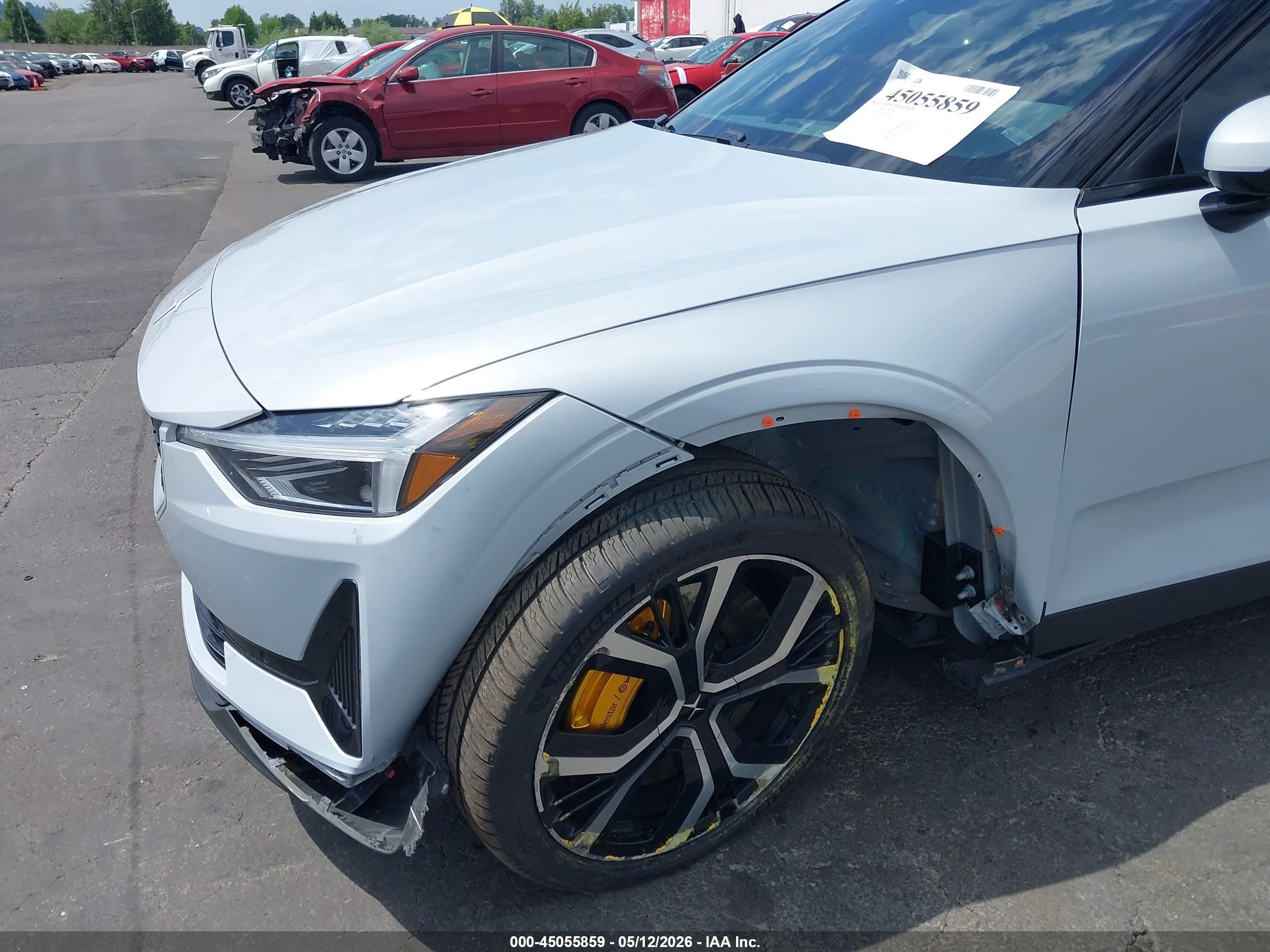 2022 Polestar 2 VIN LPSED3KA5NL060260 IAAI salvage auction — Side, Salvage (Oregon), sold $8,825 on 2026-08-20 (photo 6)