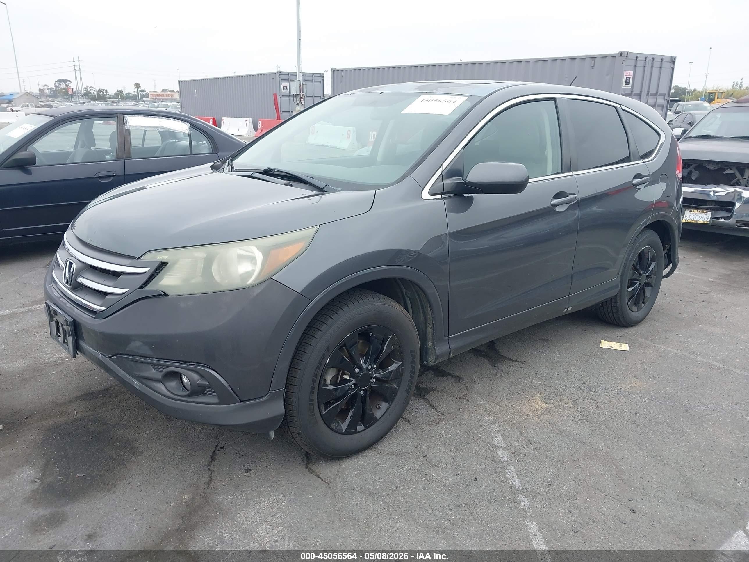 2013 Honda CR-V VIN 2HKRM3H53DH510929 IAAI salvage auction — Rear End, Salvage (California), sold $3,050 on 2026-07-09 (photo 2)