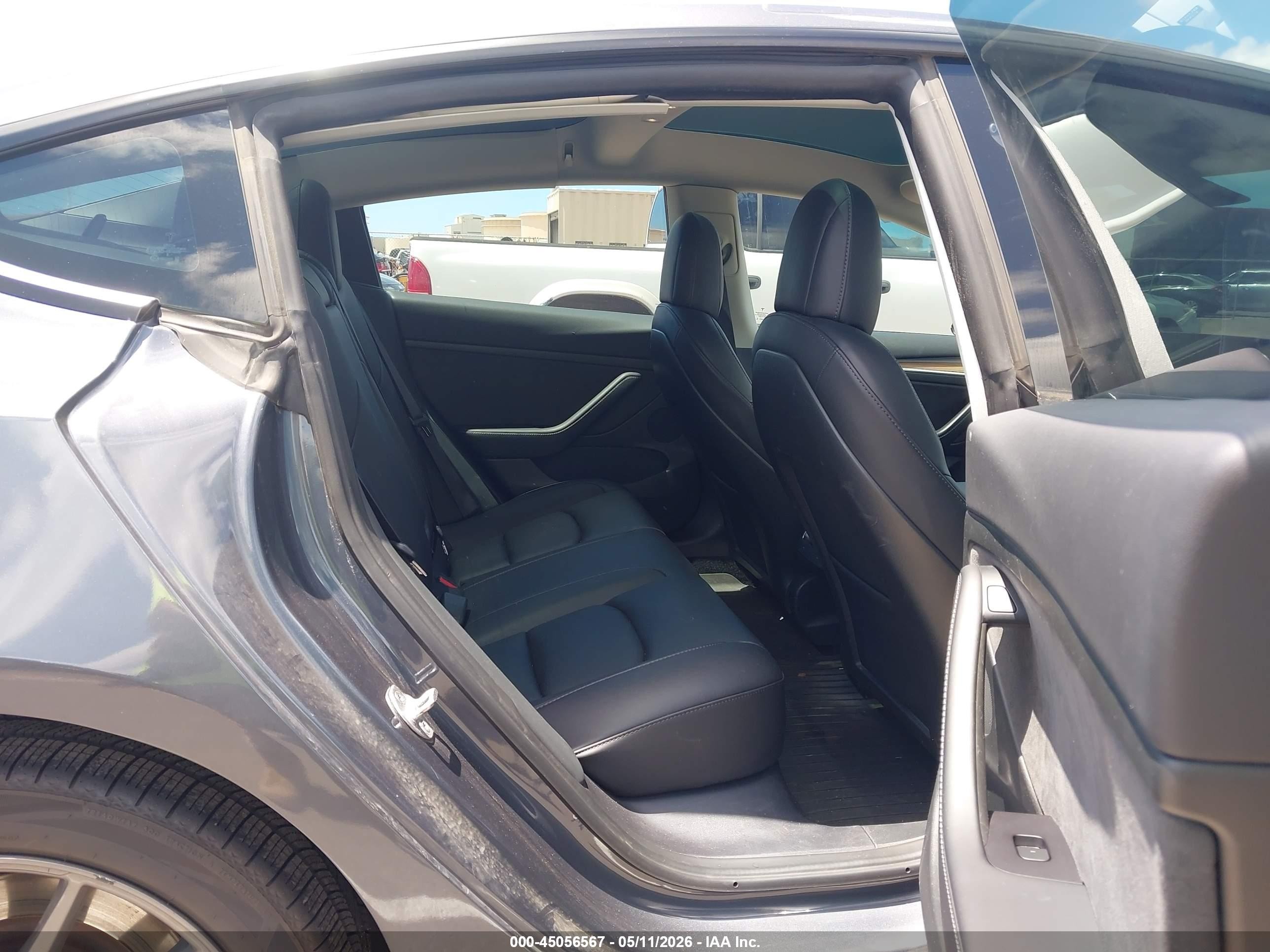 2022 Tesla Model 3 VIN 5YJ3E1EAXNF307254 IAAI salvage auction — Rear End, Salvage (Hawaii), sold $575 on 2026-08-13 (photo 8)