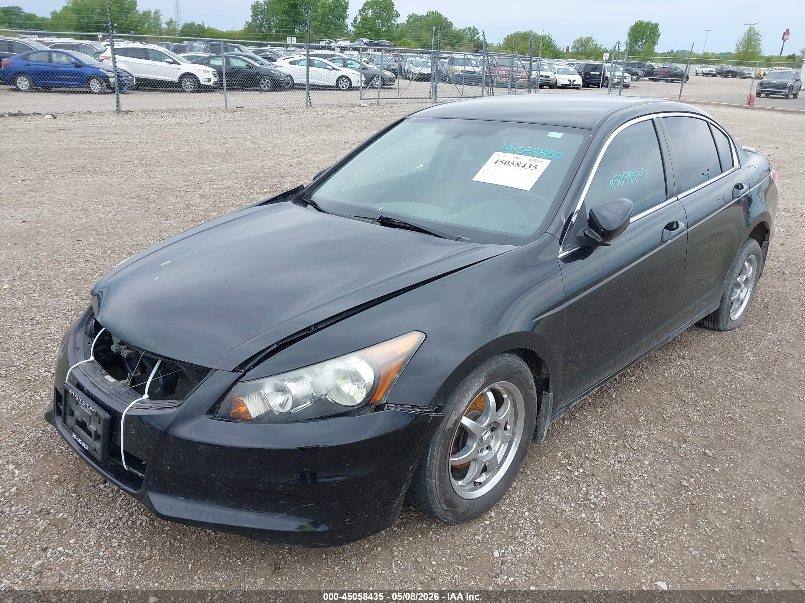 2012 Honda Accord VIN 1HGCP2F64CA045930 IAAI salvage auction — Unknown, Salvage (Illinois), sold $600 on 2026-07-12 (photo 2)