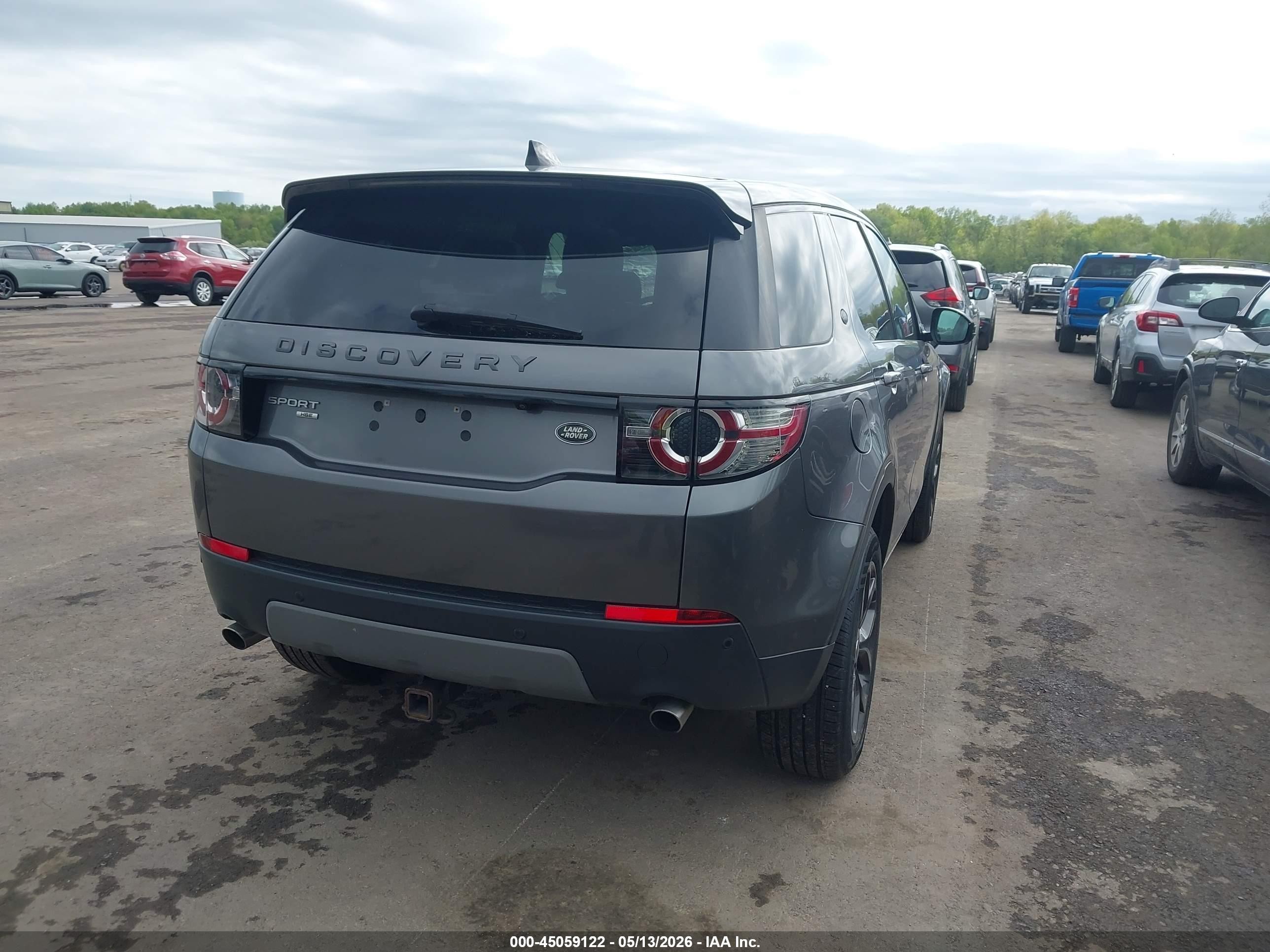 2019 Land Rover Discovery Sport VIN SALCR2FXXKH808498 IAAI salvage auction — Hail, Salvage (Ohio), sold $4,650 on 2026-06-30 (photo 4)