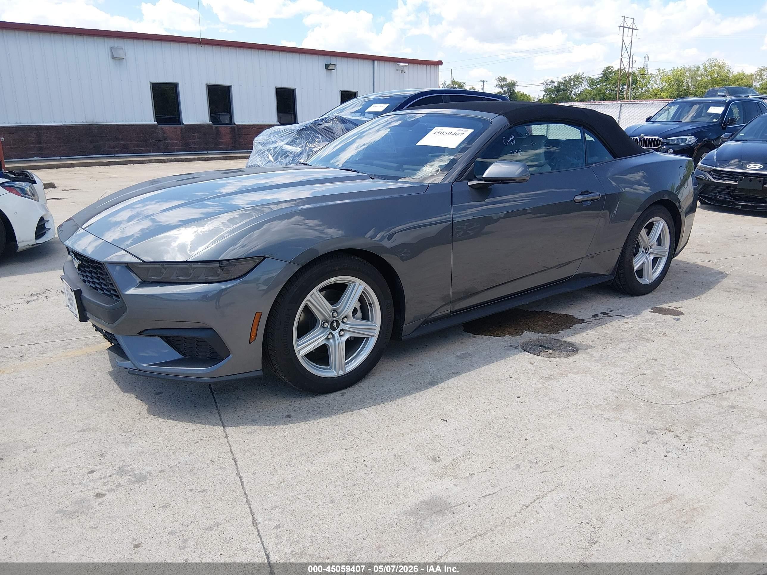 2026 Ford Mustang VIN 1FAGP8UH3T5118663 IAAI salvage auction — Front End, Enterprise Vehicles Clear Only (Missouri), sold $20,400 on 2026-09-04 (photo 2)