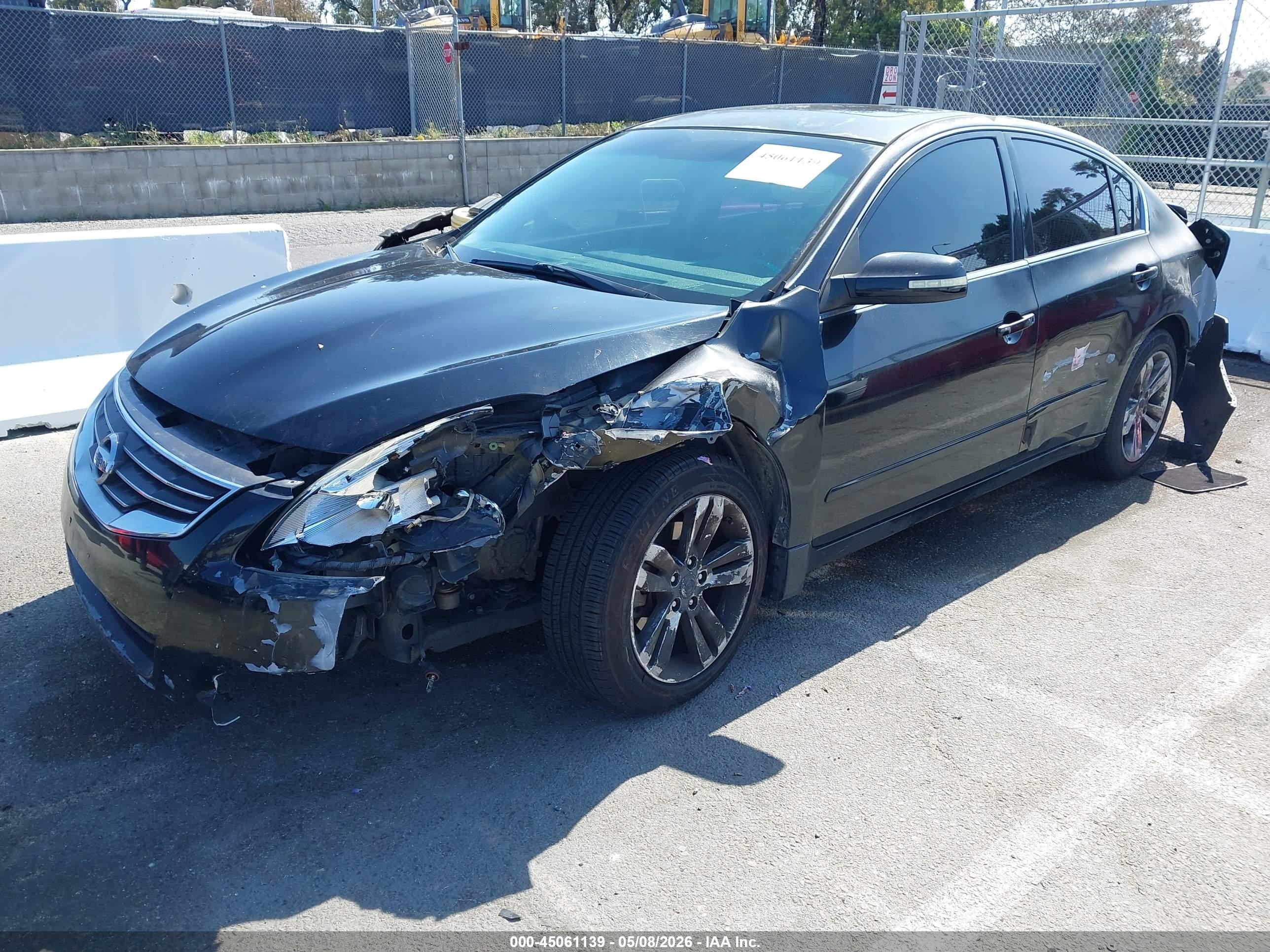 2010 Nissan Altima VIN 1N4BL2AP1AN533914 IAAI salvage auction — Front & Rear, Salvage (California), sold $425 on 2026-07-09 (photo 2)
