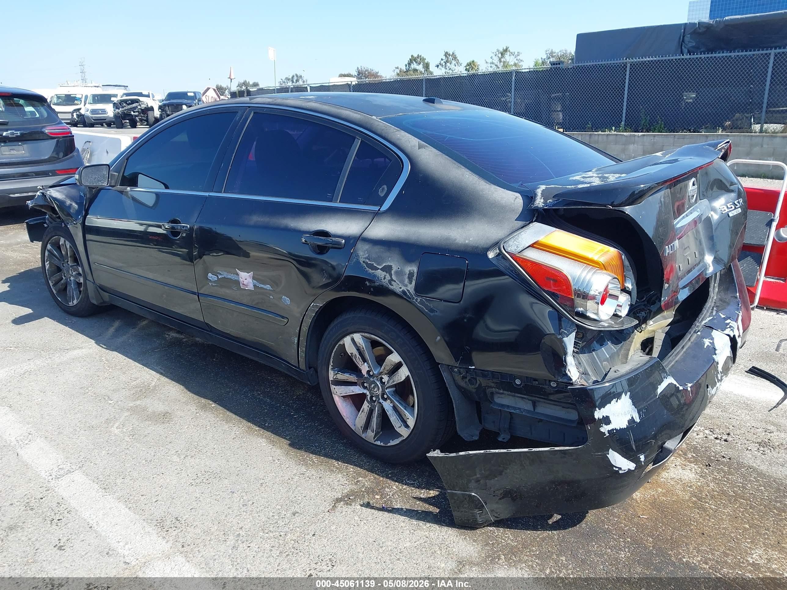 2010 Nissan Altima VIN 1N4BL2AP1AN533914 IAAI salvage auction — Front & Rear, Salvage (California), sold $425 on 2026-07-09 (photo 3)