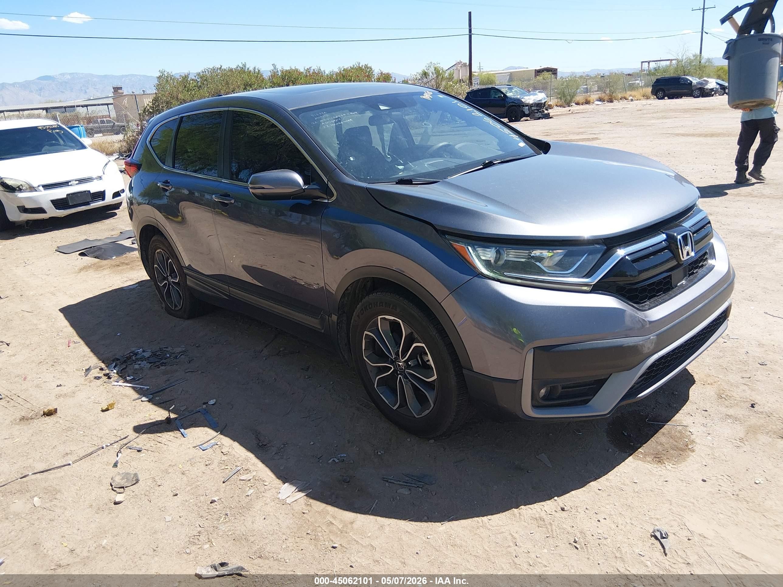 2022 Honda CR-V VIN 2HKRW1H55NH403428 IAAI salvage auction — Rear End, Salvage (Arizona), sold $6,800 on 2026-07-09 (photo 1)
