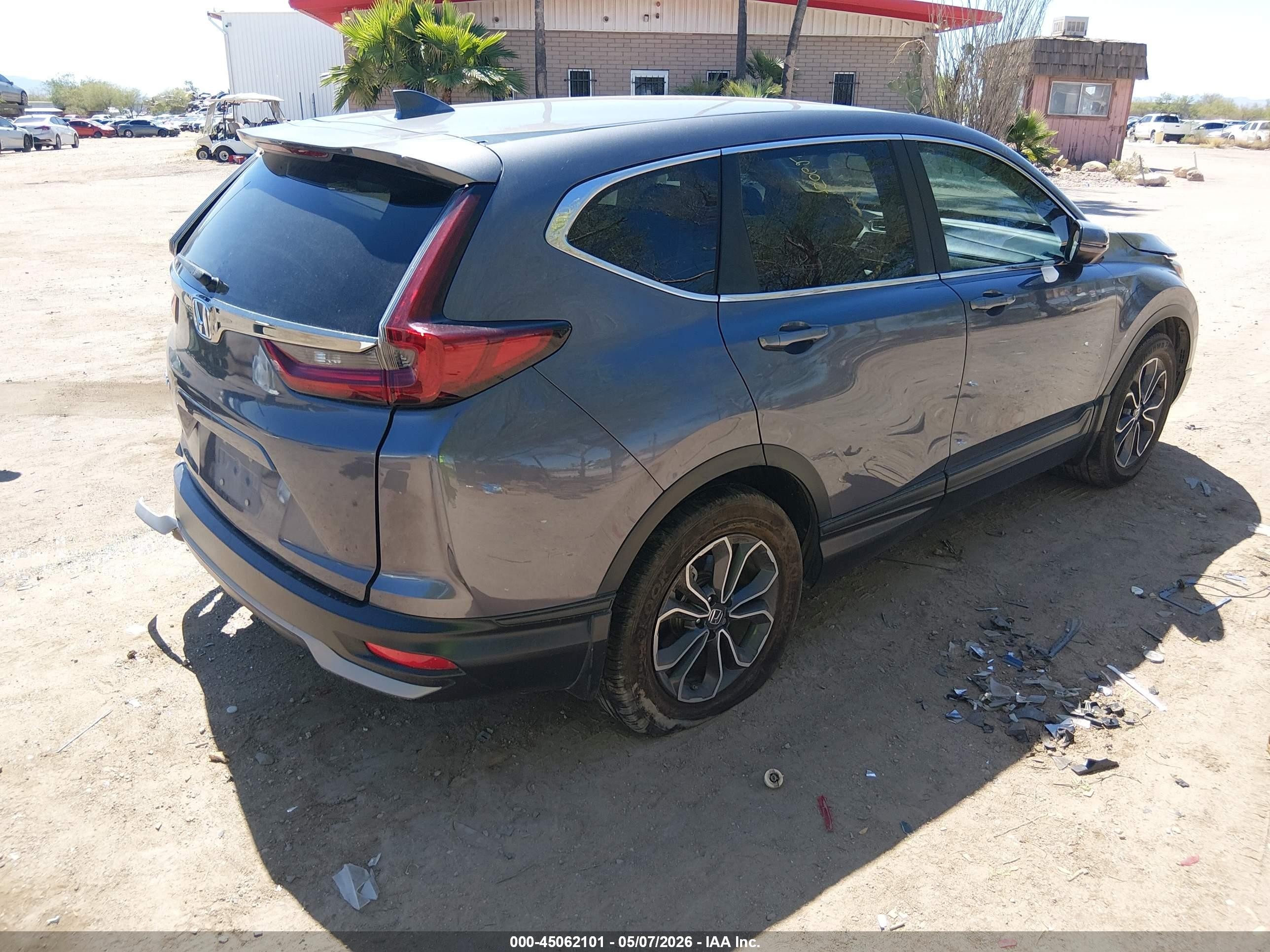 2022 Honda CR-V VIN 2HKRW1H55NH403428 IAAI salvage auction — Rear End, Salvage (Arizona), sold $6,800 on 2026-07-09 (photo 4)