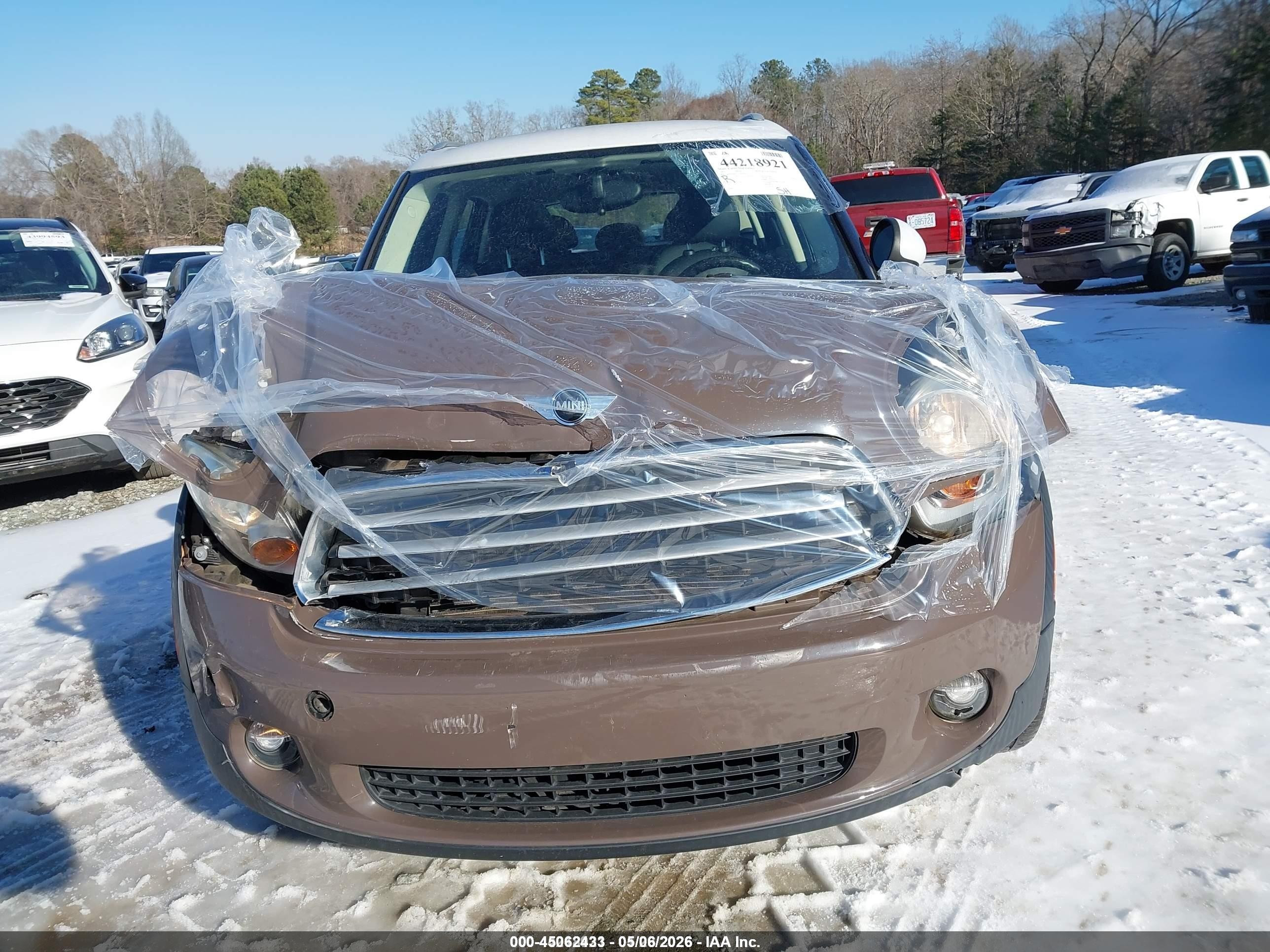2012 Mini Cooper VIN WMWZB3C51CWM04174 IAAI salvage auction — Front End, Salvage (Tennessee), sold $725 on 2026-09-25 (photo 6)