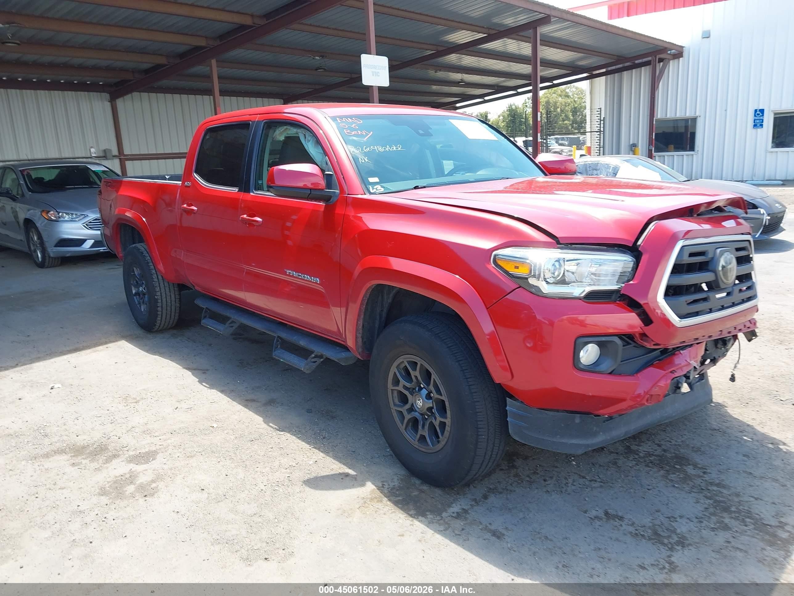 2018 Toyota Tacoma VIN 3TMBZ5DN0JM012391 IAAI salvage auction — Unknown, Salvage (California), sold $8,550 on 2026-07-09 (photo 1)