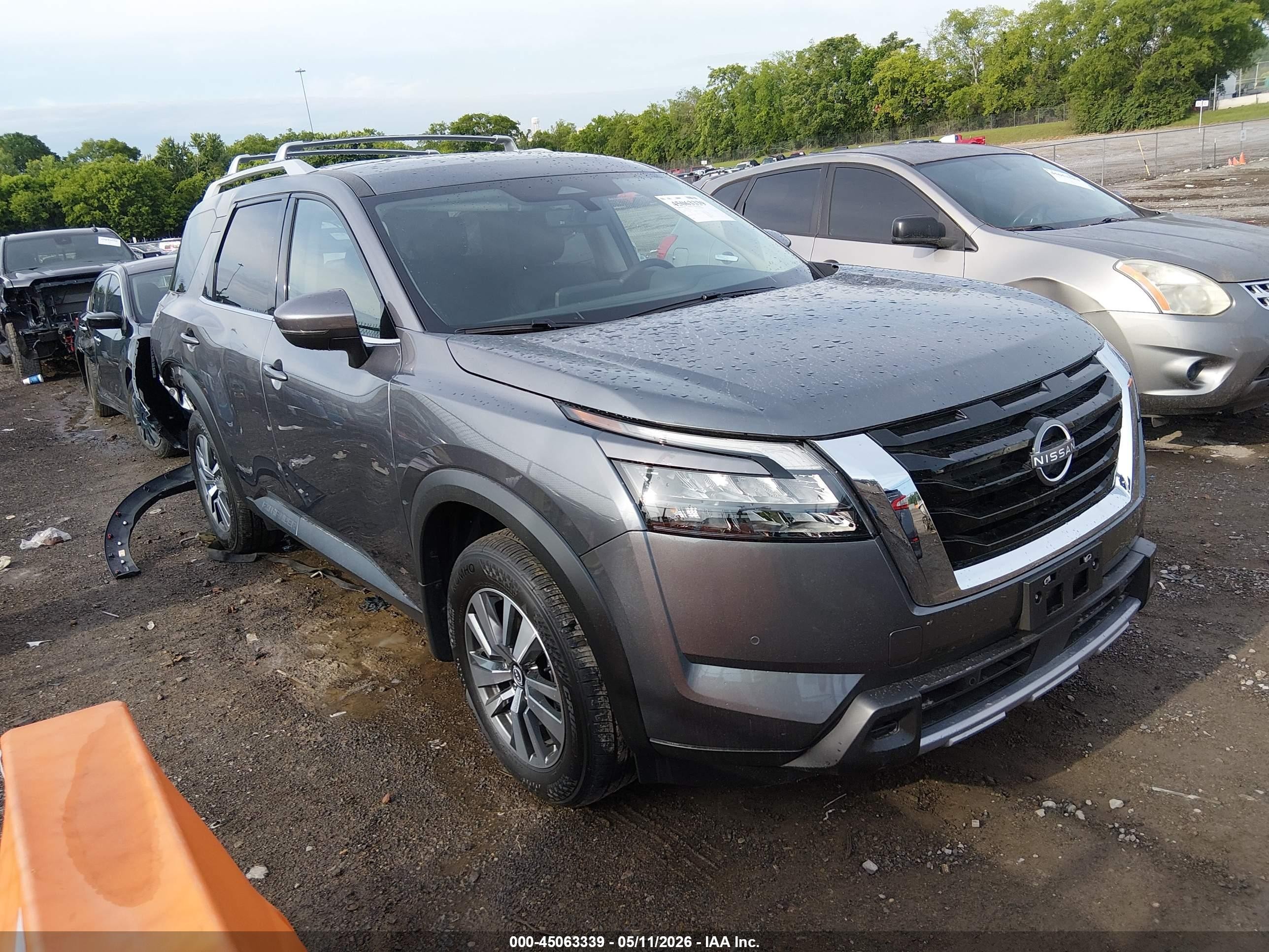 2025 Nissan Pathfinder VIN 5N1DR3CA2SC280207 — IAAI salvage auction photo