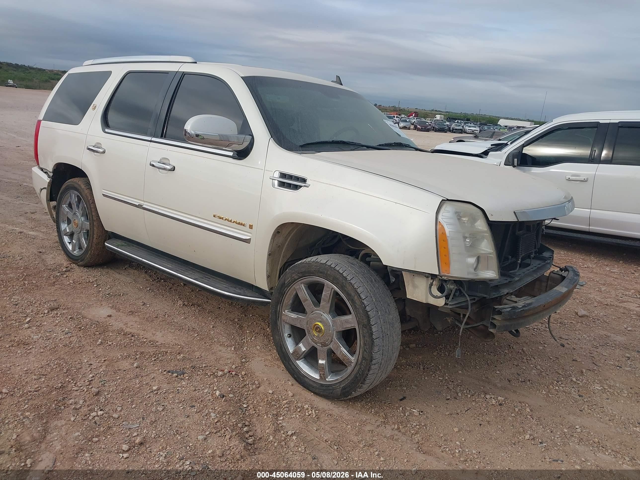 2009 Cadillac Escalade VIN 1GYFC23299R105438 IAAI salvage auction — Front End, Original (Texas), sold $1,200 on 2026-09-22 (photo 1)