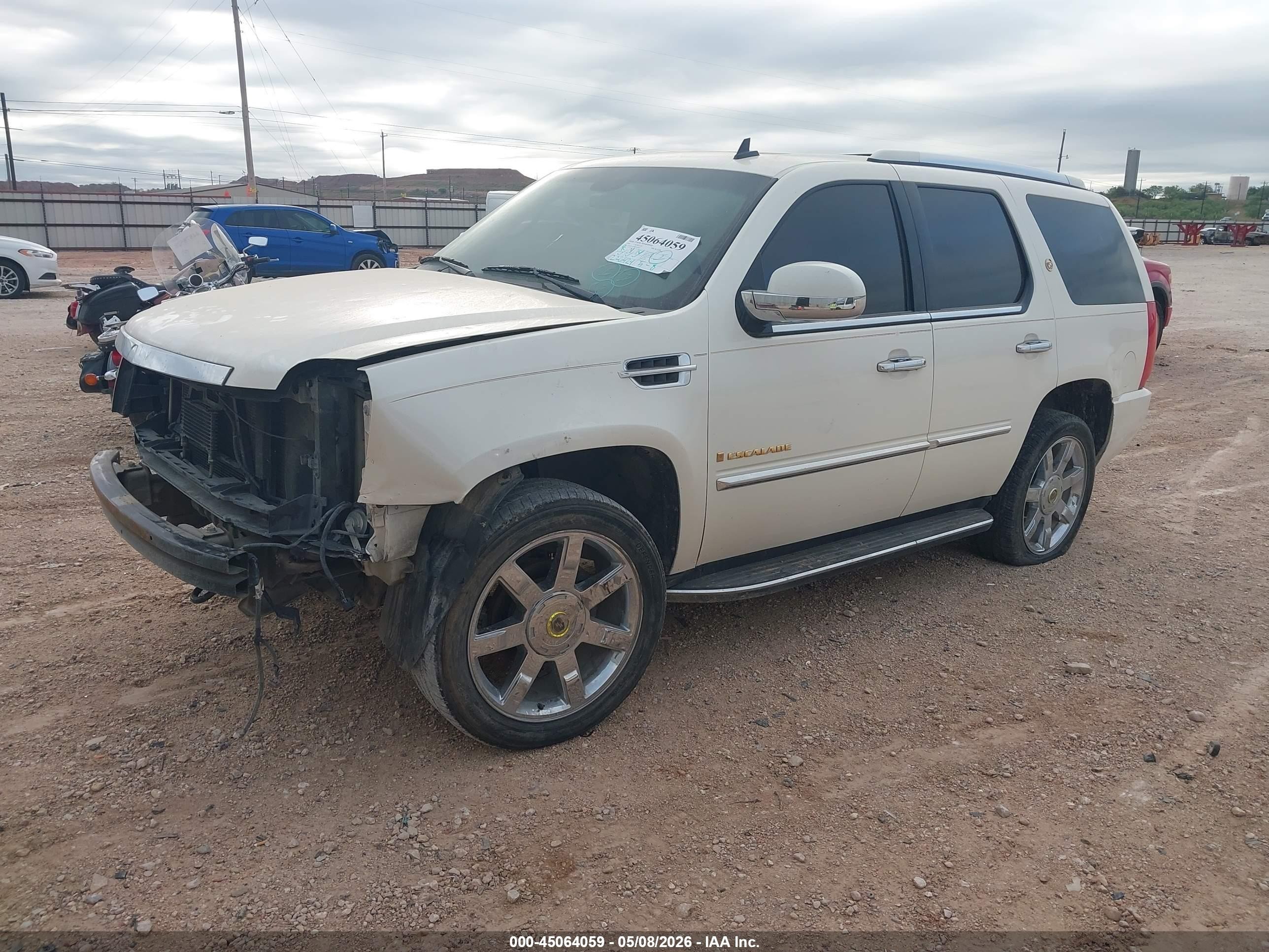 2009 Cadillac Escalade VIN 1GYFC23299R105438 IAAI salvage auction — Front End, Original (Texas), sold $1,200 on 2026-09-22 (photo 2)