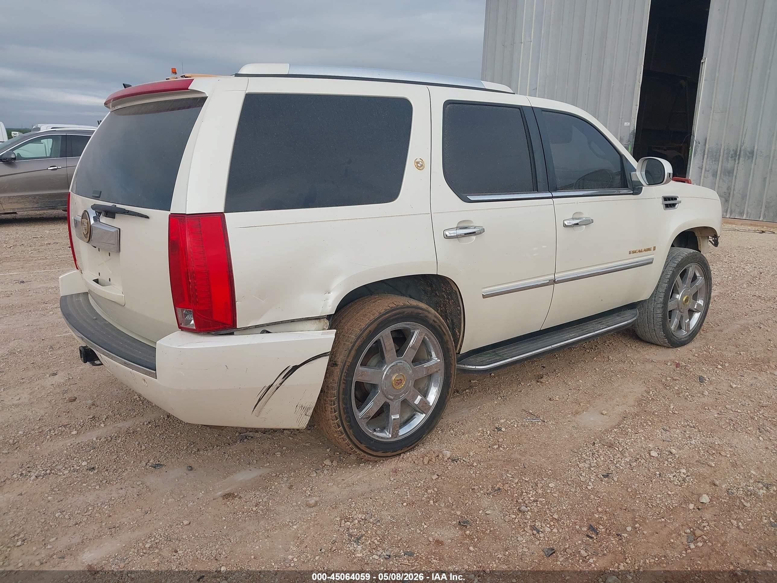 2009 Cadillac Escalade VIN 1GYFC23299R105438 IAAI salvage auction — Front End, Original (Texas), sold $1,200 on 2026-09-22 (photo 4)
