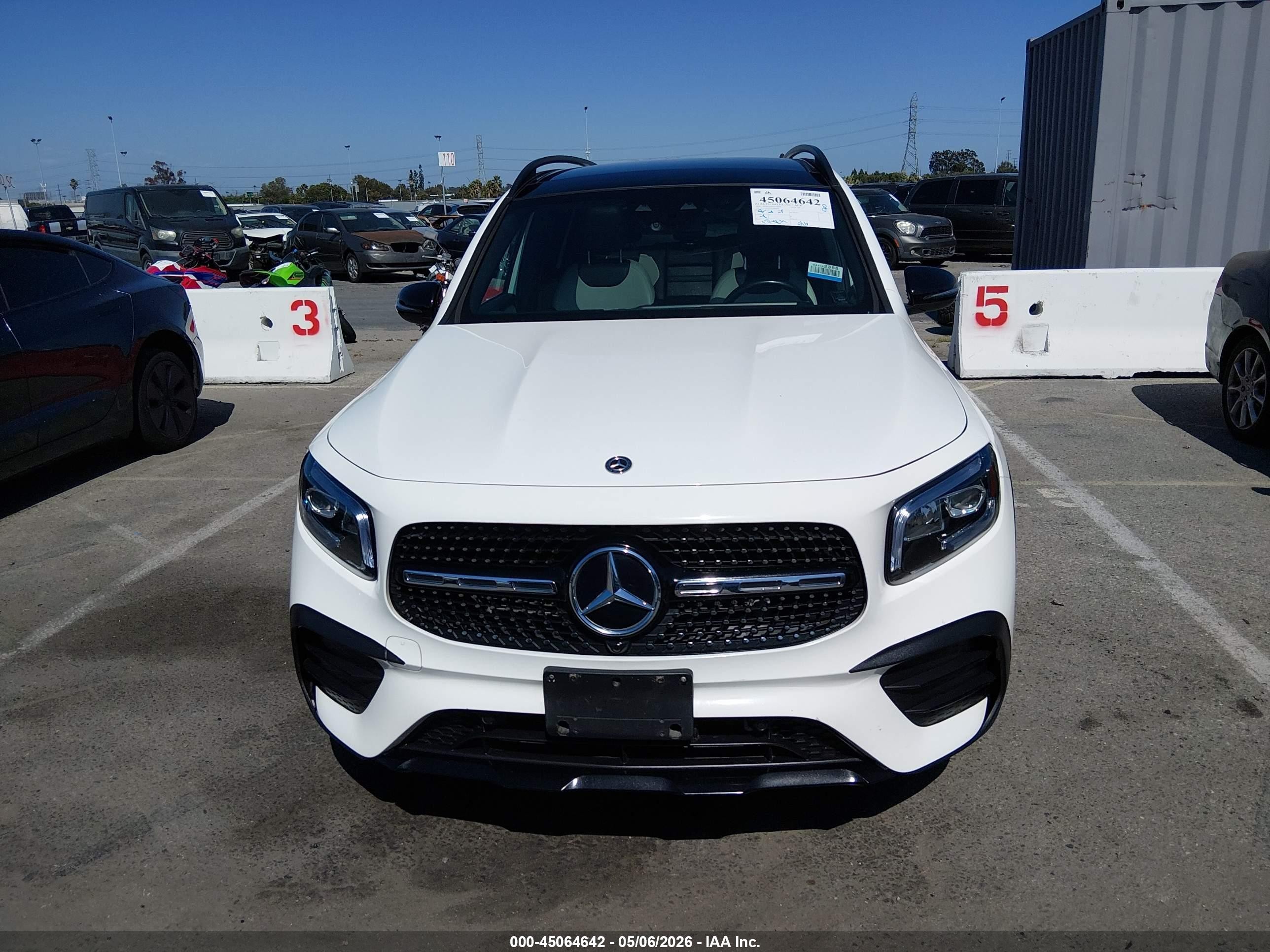 2020 Mercedes-Benz GLB-Class VIN W1N4M4GBXLW050855 IAAI salvage auction — Repossession, Clear - Dealer Only (California), sold $11,100 on 2026-07-02 (photo 6)