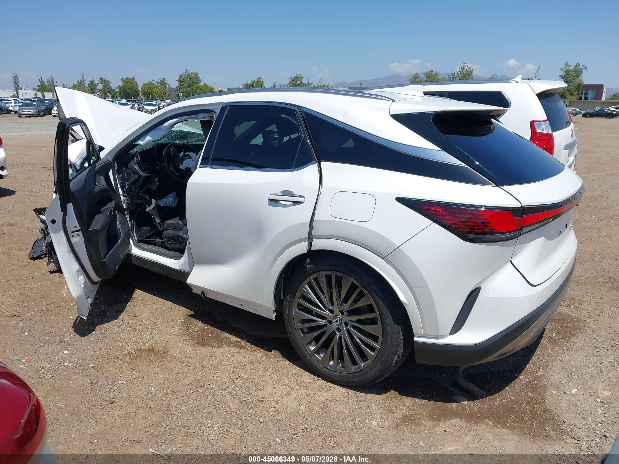 2023 Lexus Rx VIN 2T2BBMCA6PC022269 IAAI salvage auction — Front End, Salvage (California), sold $6,575 on 2026-07-13 (photo 3)