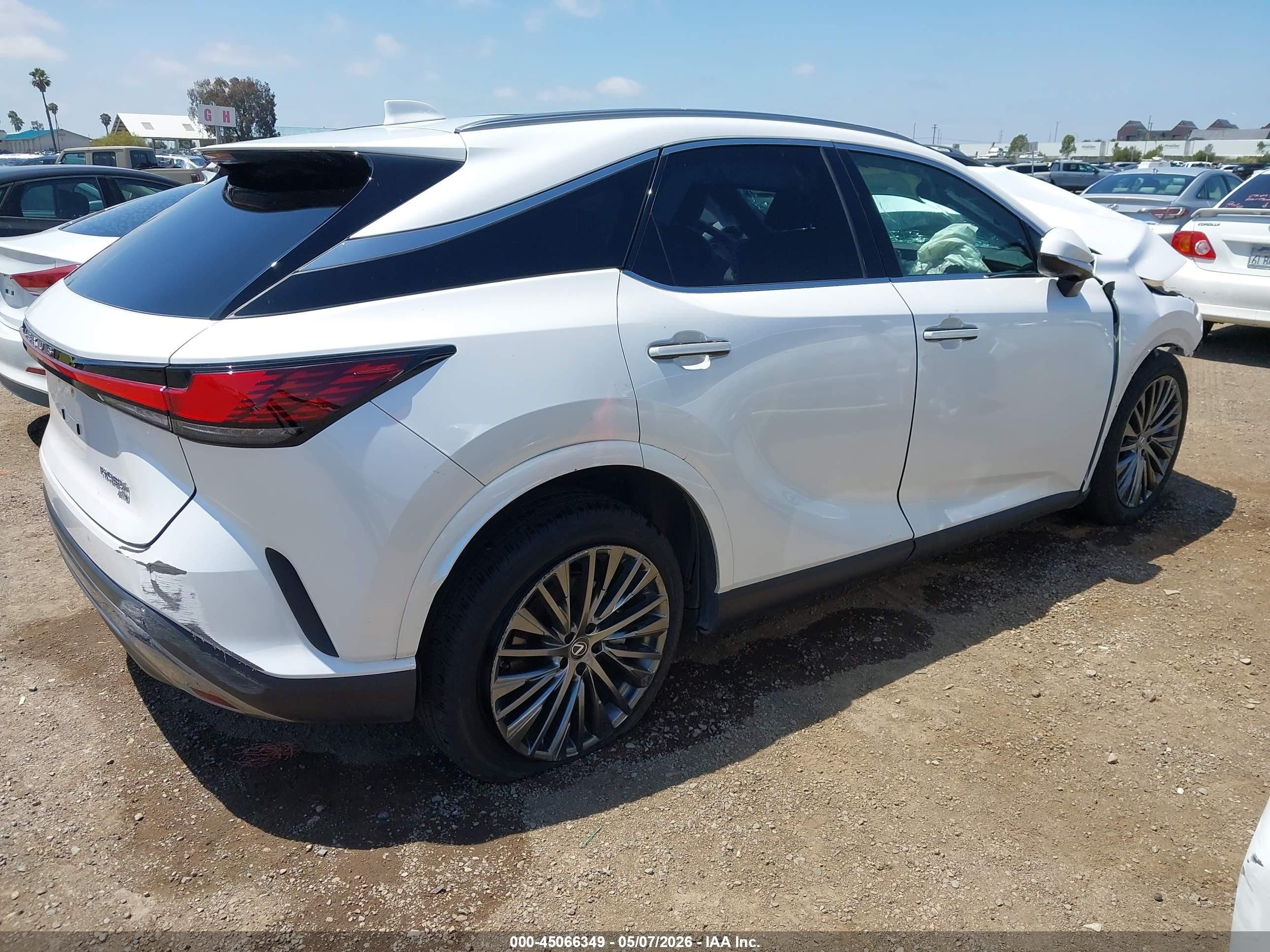2023 Lexus Rx VIN 2T2BBMCA6PC022269 IAAI salvage auction — Front End, Salvage (California), sold $6,575 on 2026-07-13 (photo 4)