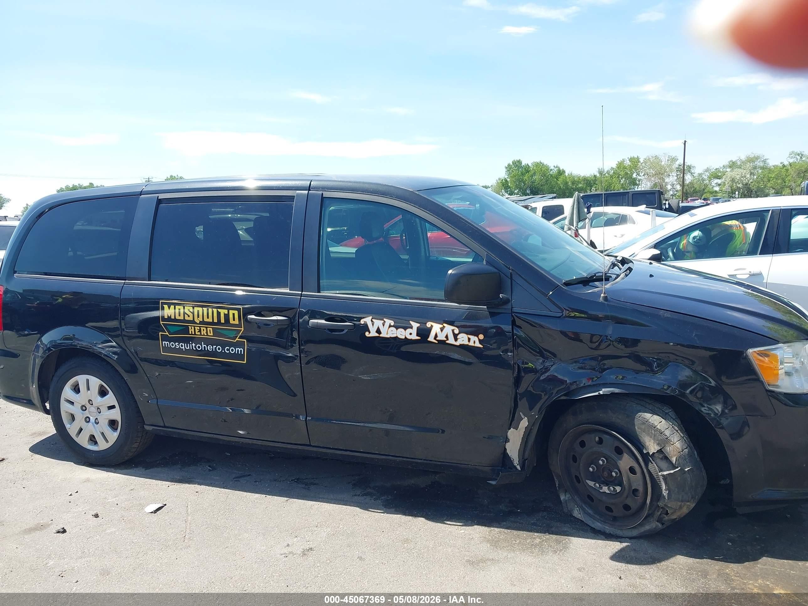 2019 Dodge Grand Caravan VIN 2C4RDGBGXKR527759 IAAI salvage auction — Side, Salvage (Utah), sold $1,750 on 2026-07-09 (photo 6)