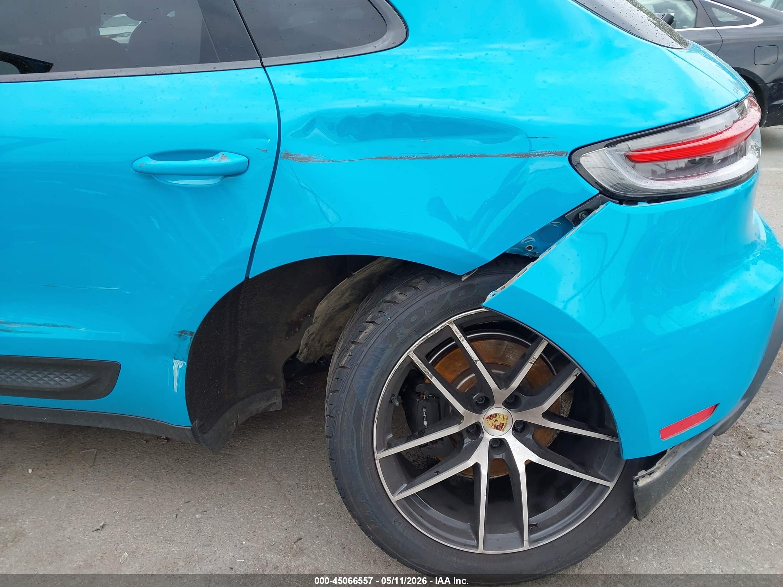 2022 Porsche Macan VIN WP1AA2A54NLB06334 IAAI salvage auction — Rear End, Salvage (Idaho), sold $19,100 on 2026-08-21 (photo 6)