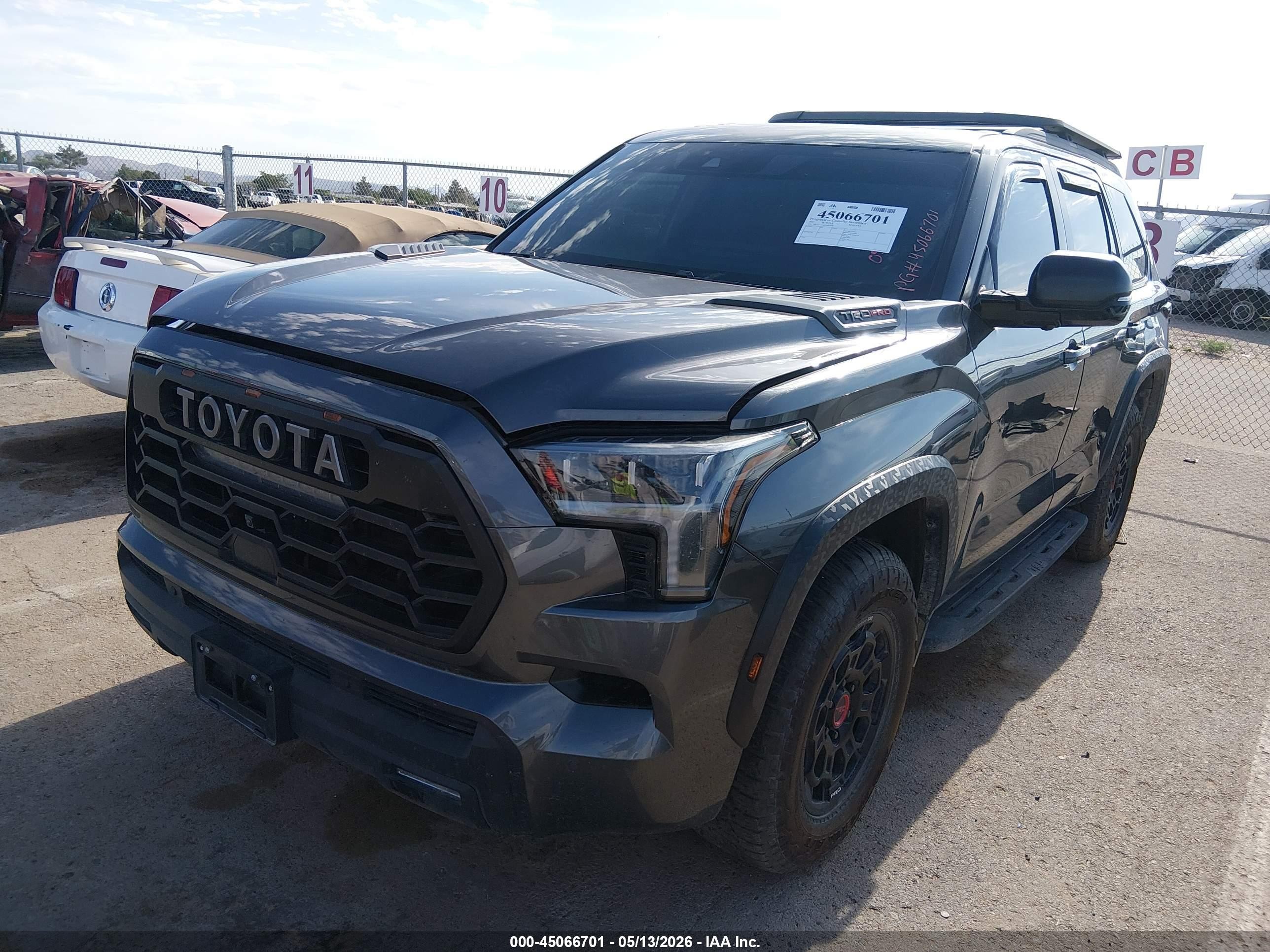 2025 Toyota Sequoia VIN 7SVAAABA0SX062978 IAAI salvage auction — Rear End, Salvage (New Mexico), sold $39,050 on 2026-08-05 (photo 2)