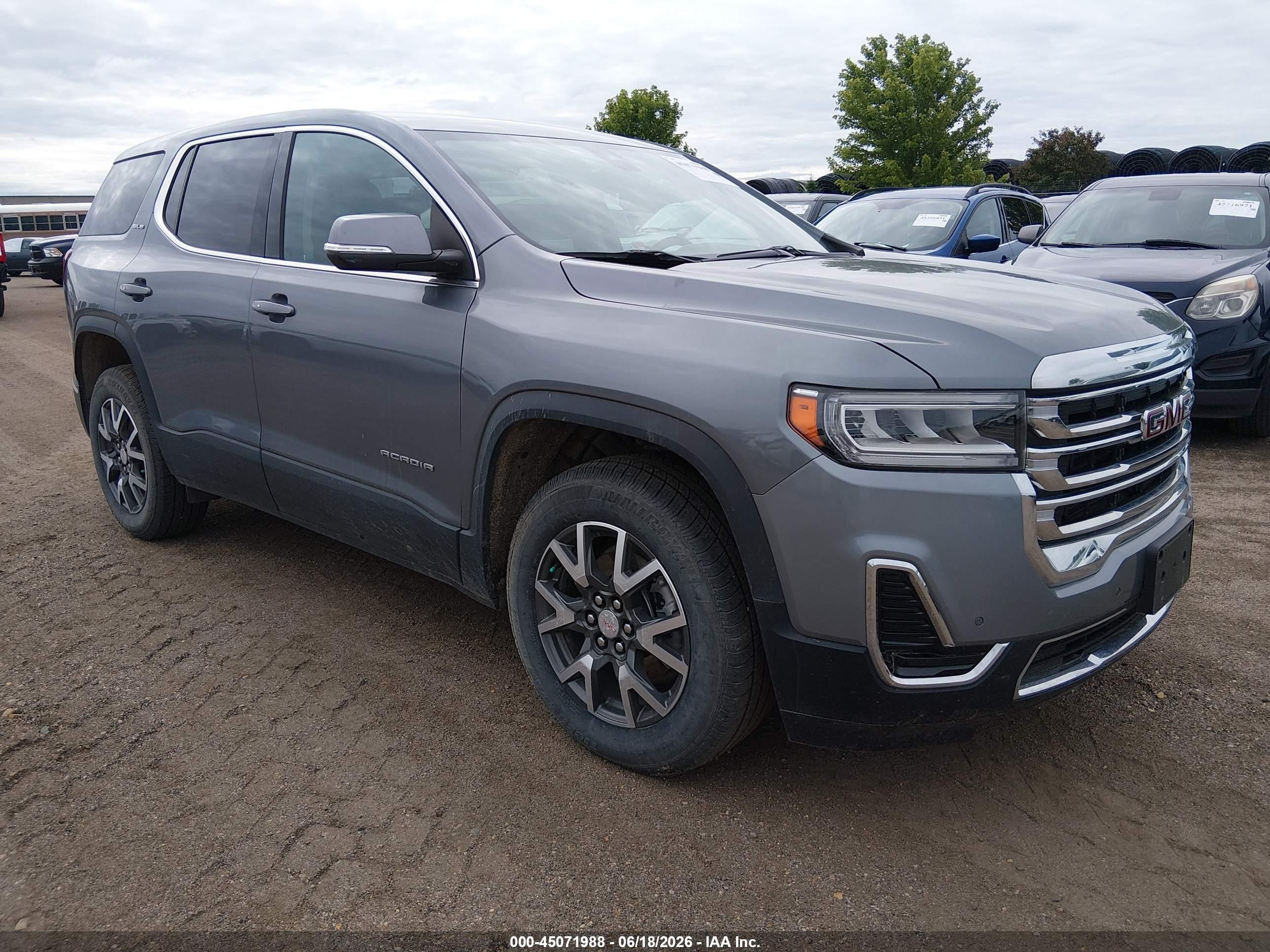 2021 GMC Acadia VIN 1GKKNRL47MZ125435 — IAAI salvage auction photo
