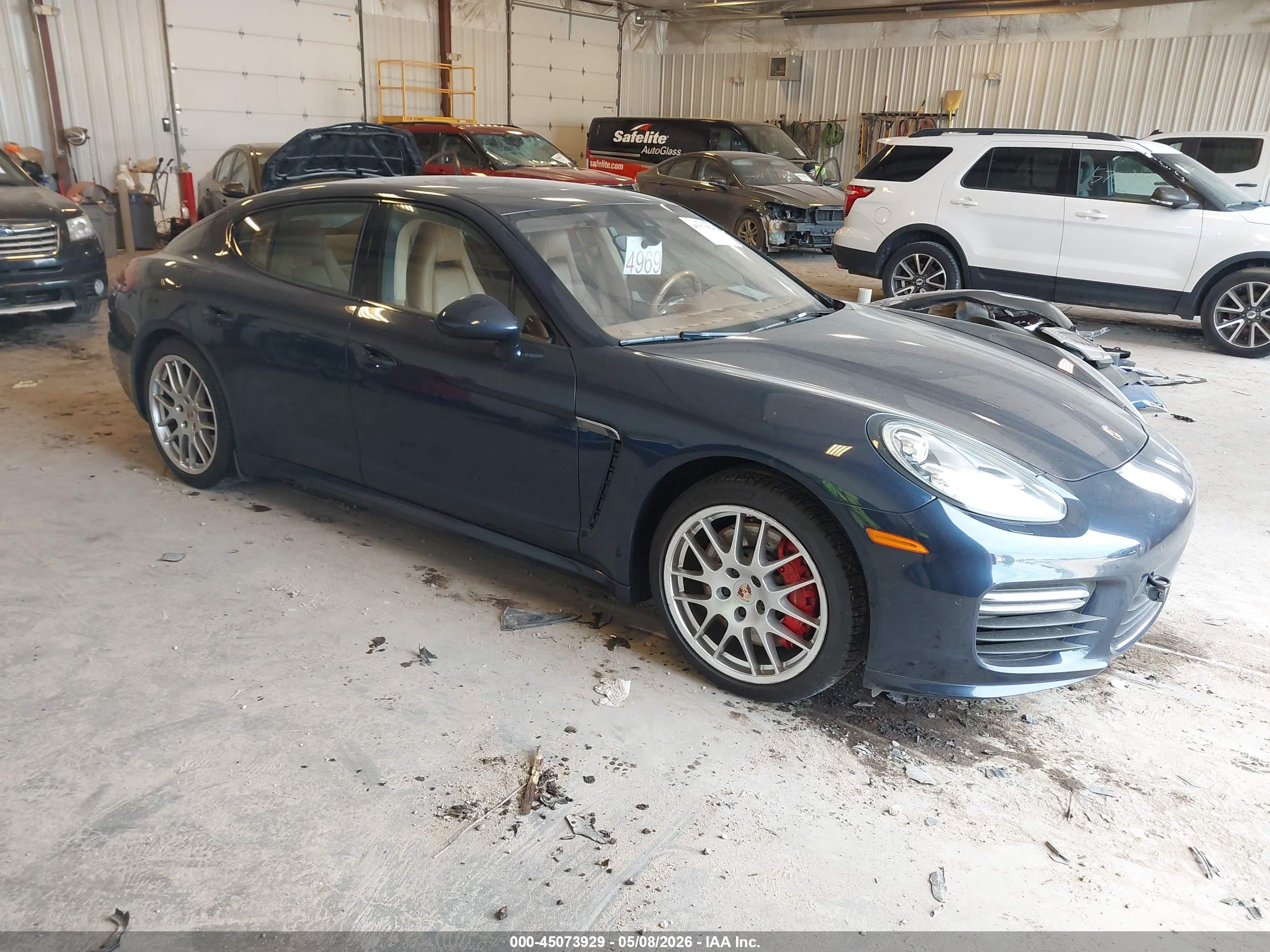 2014 Porsche Panamera VIN WP0AF2A78EL083371 IAAI salvage auction — Engine Damage, Salvage (Montana), sold $3,375 on 2026-07-07 (photo 1)