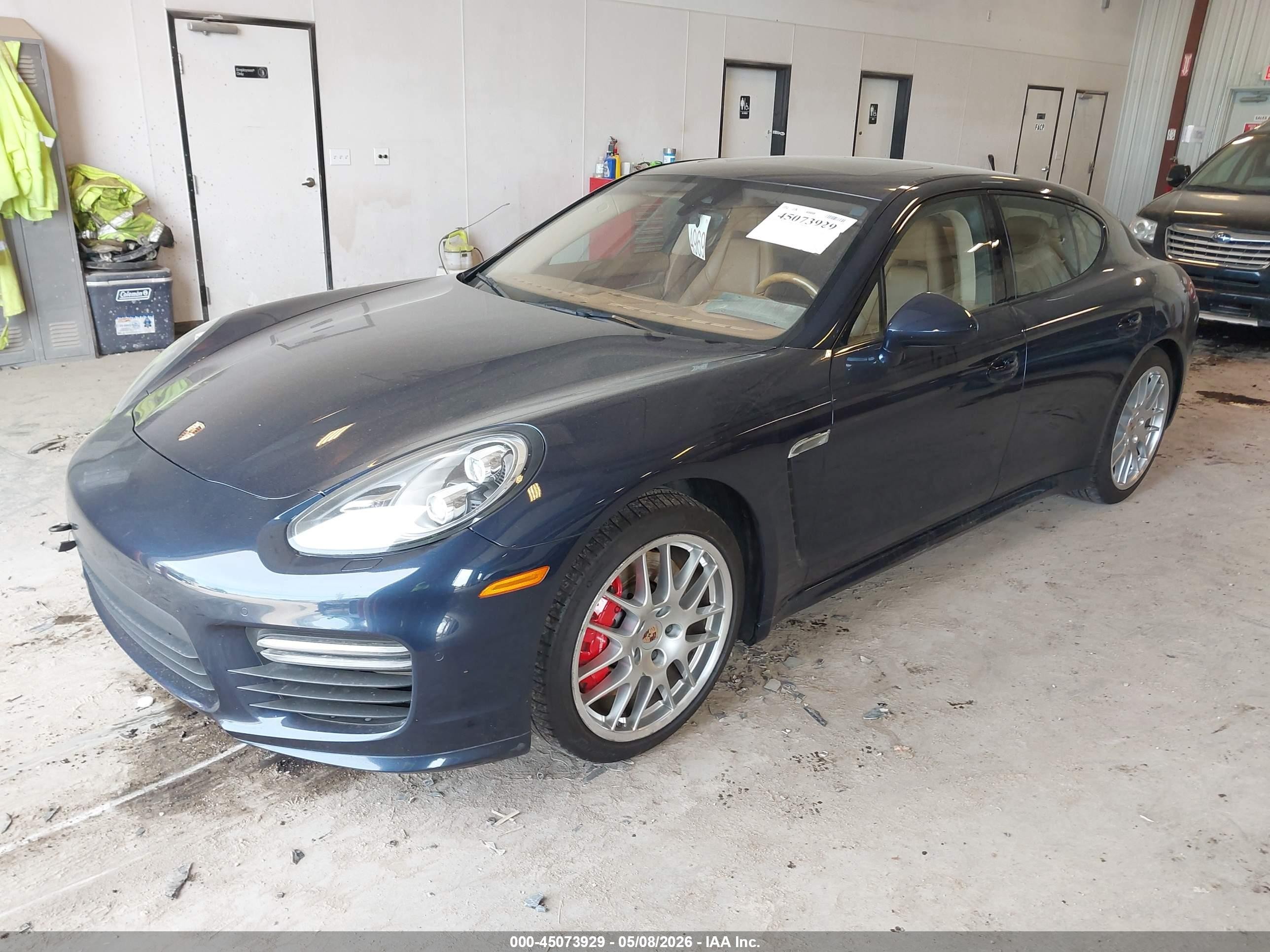 2014 Porsche Panamera VIN WP0AF2A78EL083371 IAAI salvage auction — Engine Damage, Salvage (Montana), sold $3,375 on 2026-07-07 (photo 2)