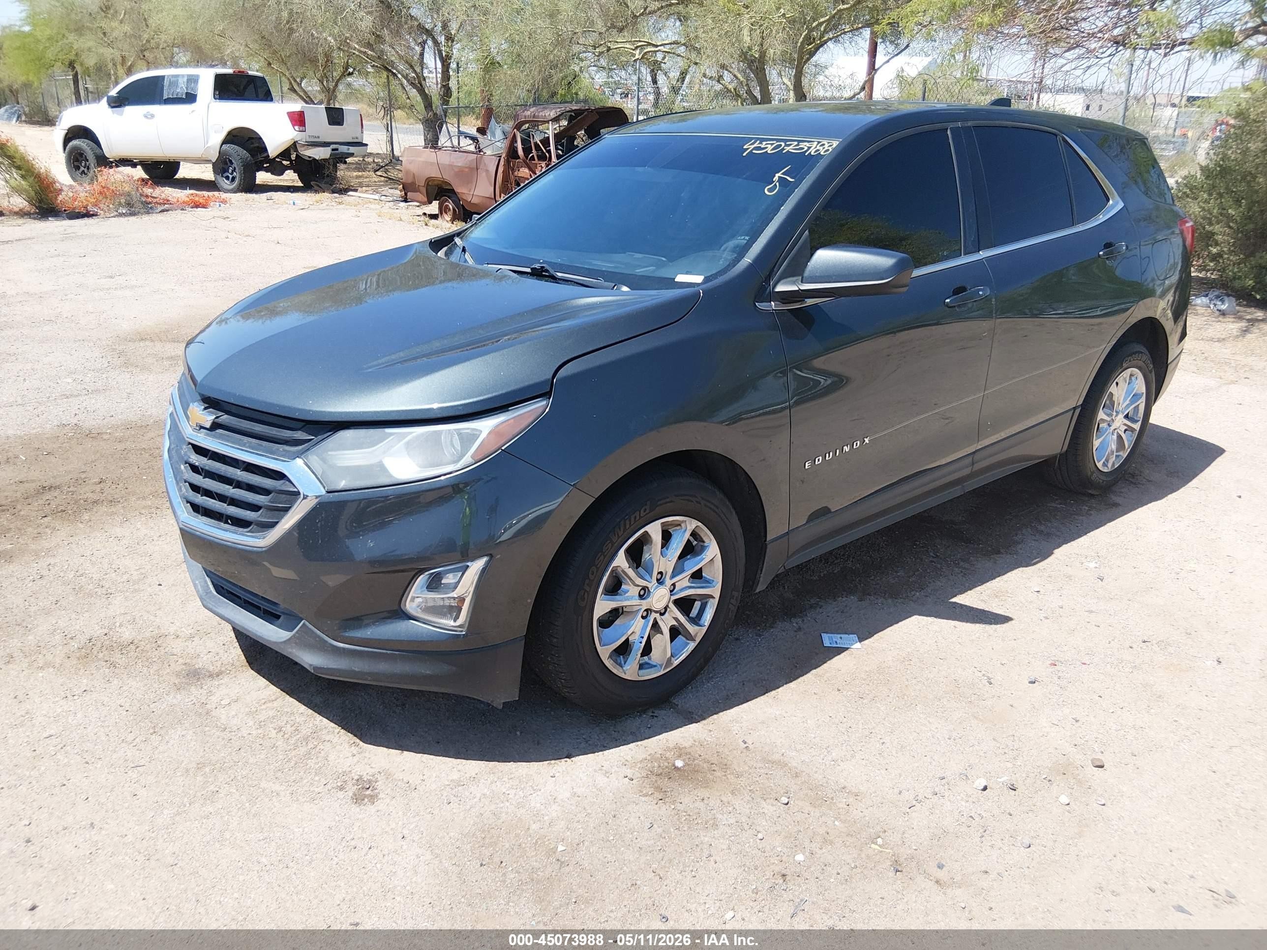 2018 Chevrolet Equinox VIN 3GNAXJEV8JS573966 IAAI salvage auction — Unknown, Salvage (Arizona), sold $2,900 on 2026-07-09 (photo 2)