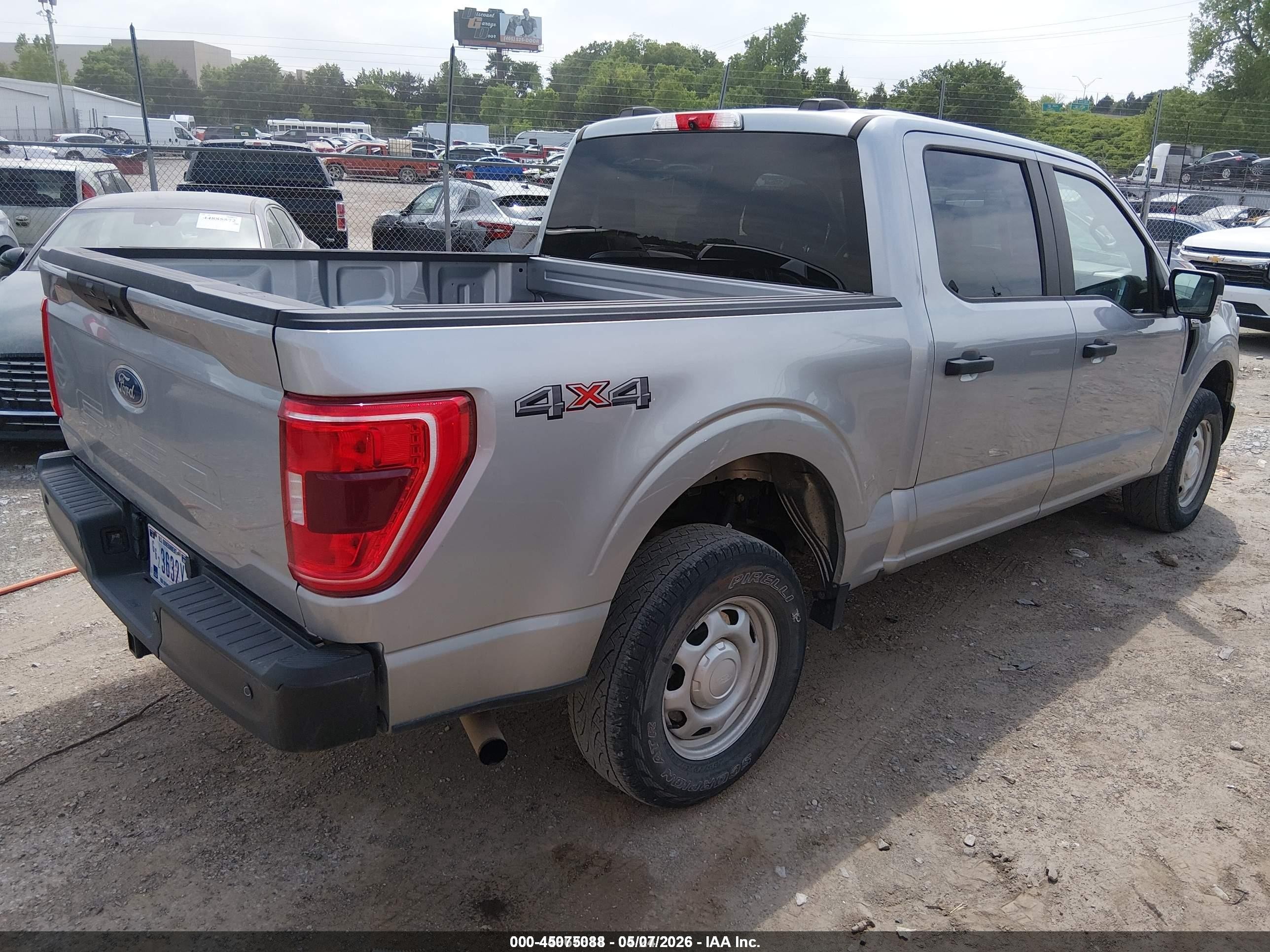 2021 Ford F-150 VIN 1FTEW1EB5MKE48359 IAAI salvage auction — Normal Wear, SF97 (Oklahoma), sold $19,775 on 2026-07-09 (photo 4)