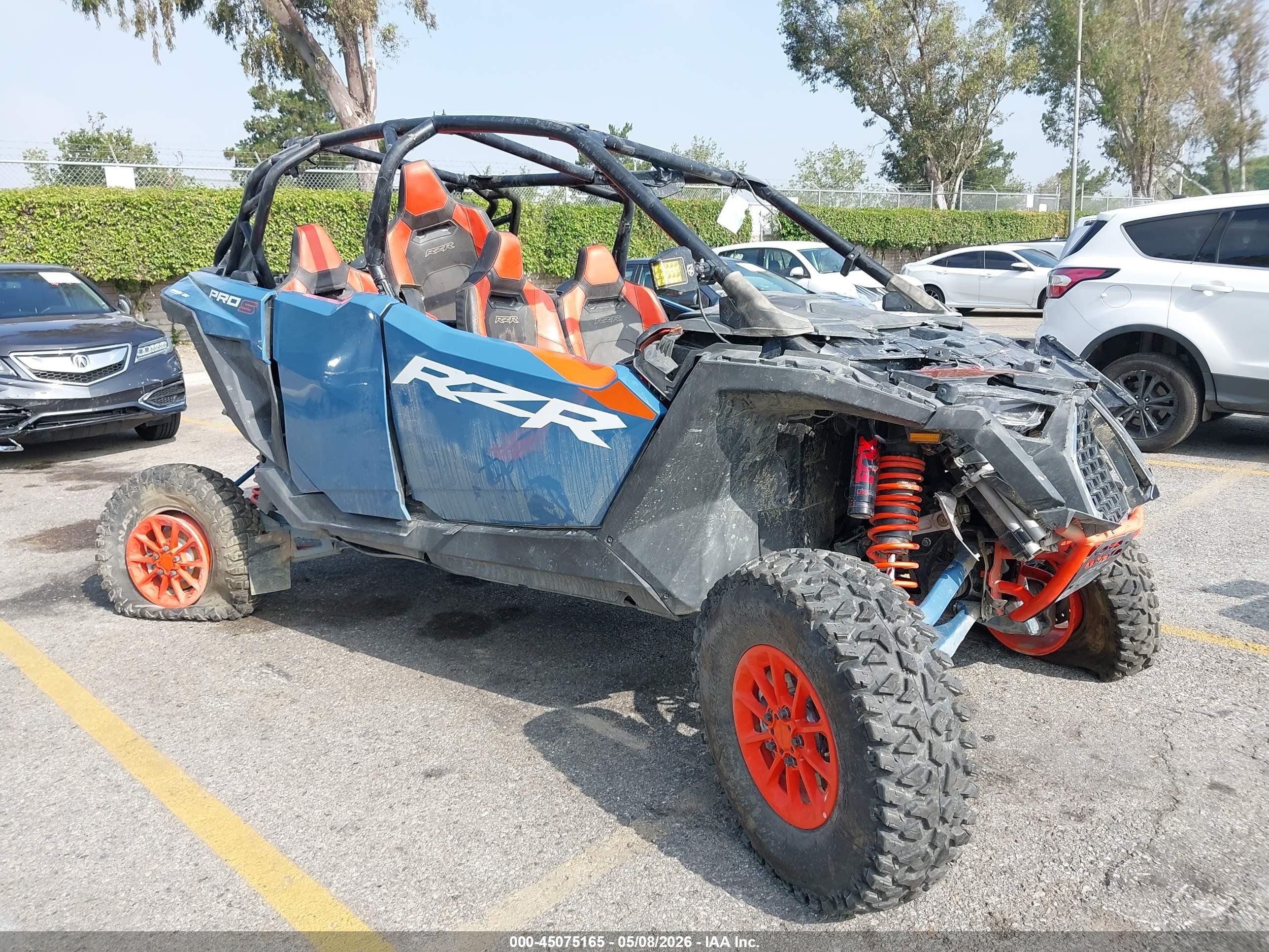 2025 Polaris RZR VIN 3NSS4D92XSG069283 — IAAI salvage auction photo