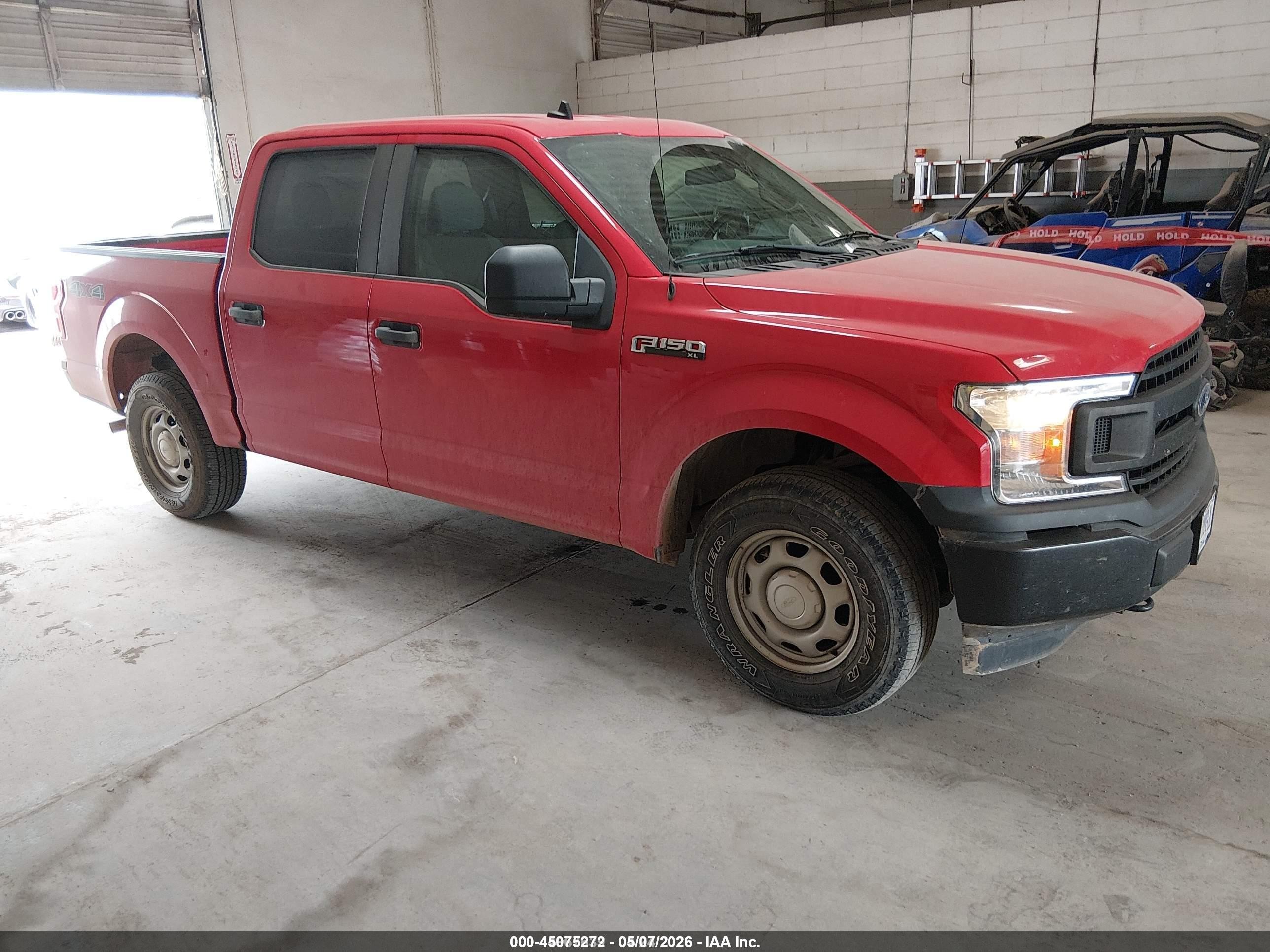 2020 Ford F-150 VIN 1FTEW1EB9LKE82013 IAAI salvage auction — Hail, SF97 (Oklahoma), sold $14,425 on 2026-07-09 (photo 1)