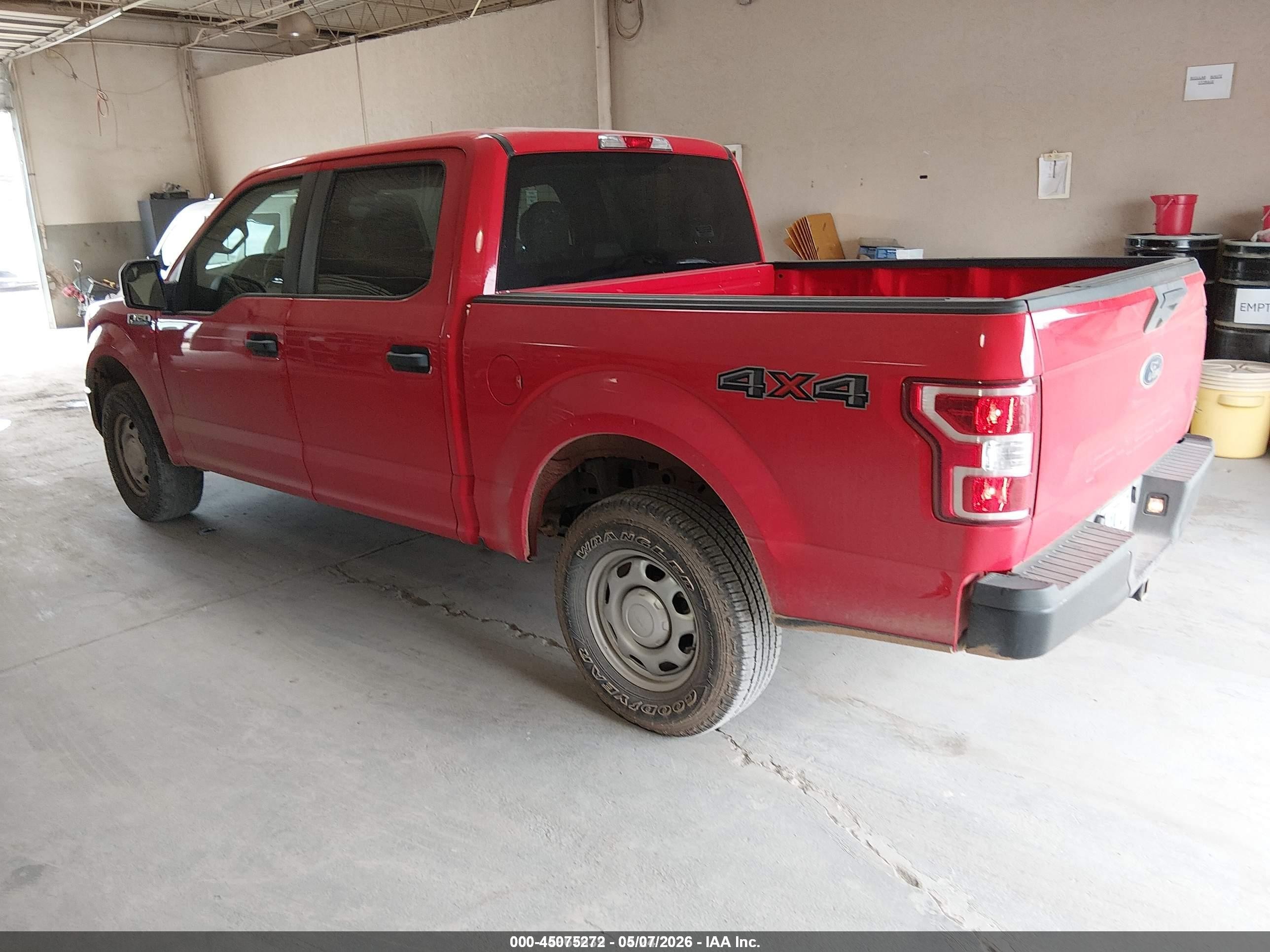 2020 Ford F-150 VIN 1FTEW1EB9LKE82013 IAAI salvage auction — Hail, SF97 (Oklahoma), sold $14,425 on 2026-07-09 (photo 3)