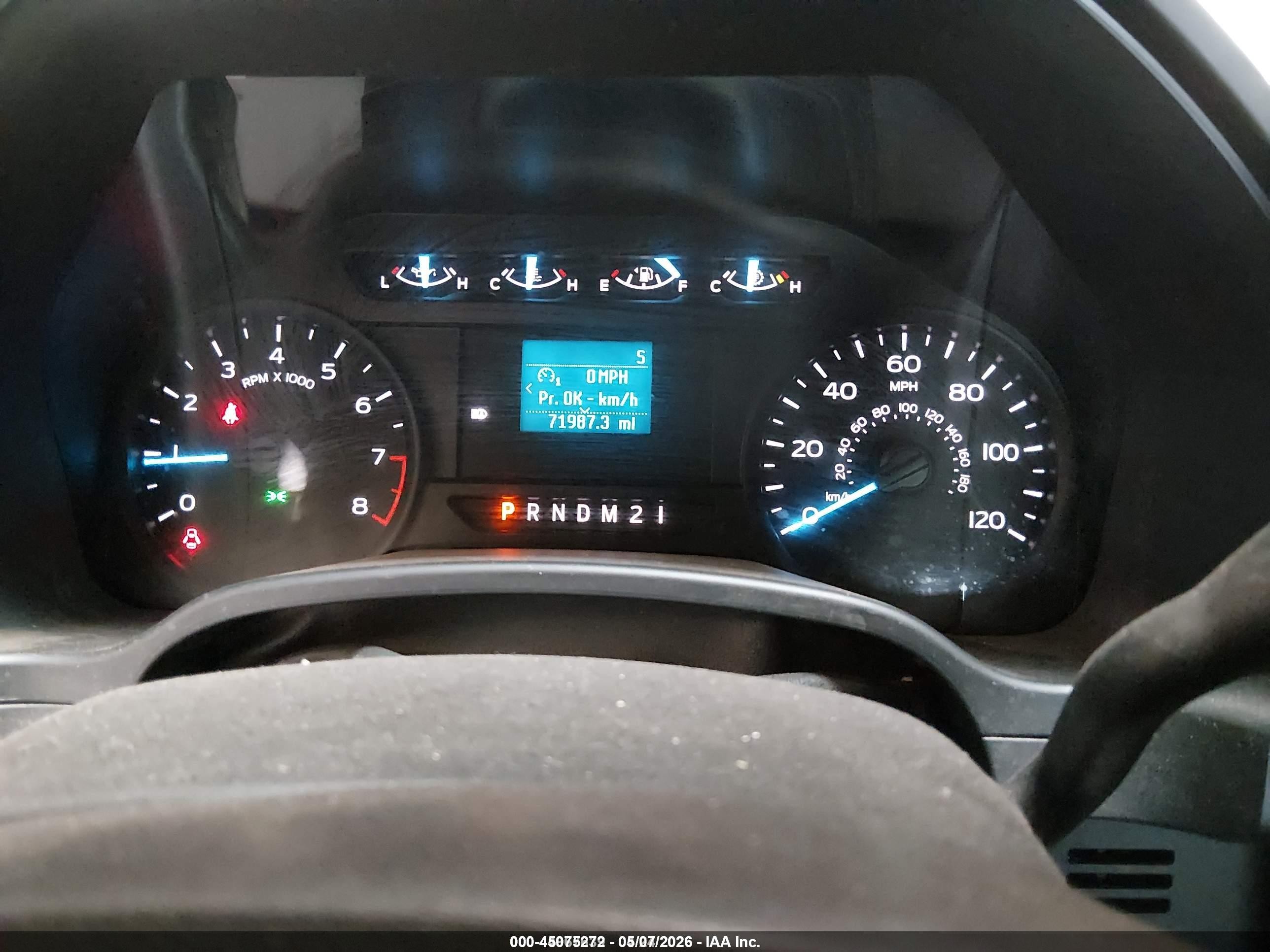 2020 Ford F-150 VIN 1FTEW1EB9LKE82013 IAAI salvage auction — Hail, SF97 (Oklahoma), sold $14,425 on 2026-07-09 (photo 7)