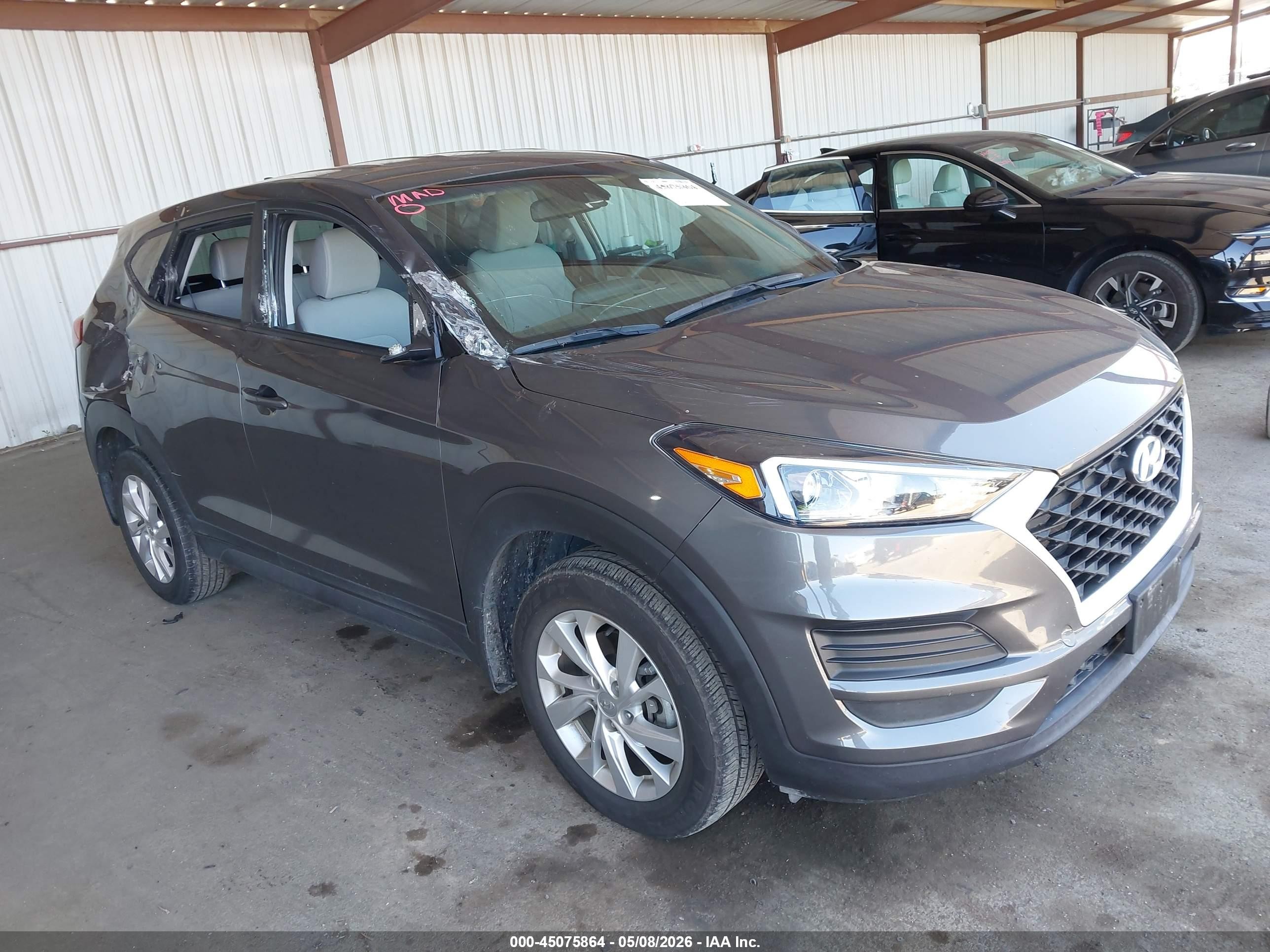 2020 Hyundai Tucson VIN KM8J23A45LU275096 IAAI salvage auction — Side, Salvage (California), sold $3,700 on 2026-07-02 (photo 1)