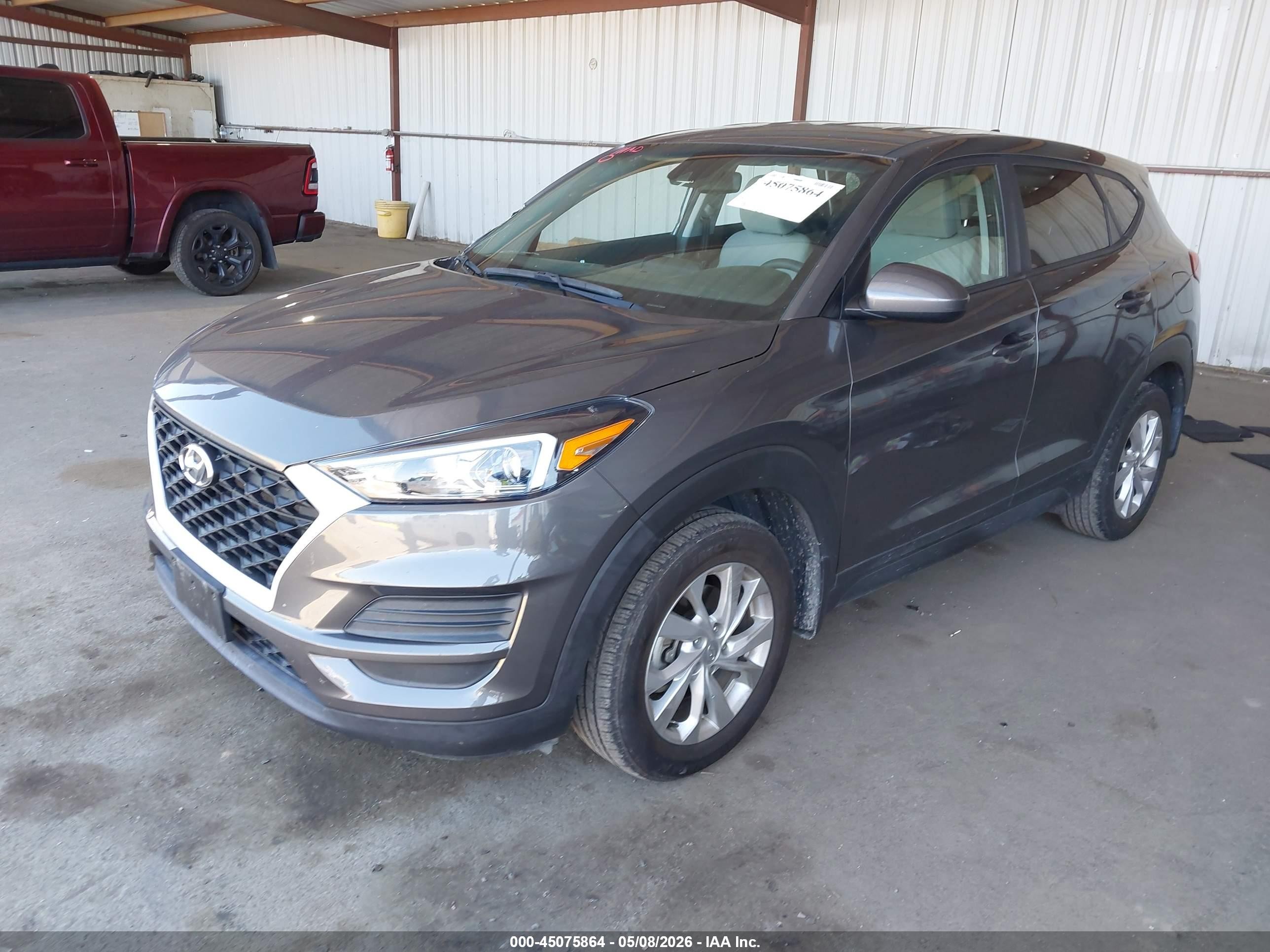 2020 Hyundai Tucson VIN KM8J23A45LU275096 IAAI salvage auction — Side, Salvage (California), sold $3,700 on 2026-07-02 (photo 2)