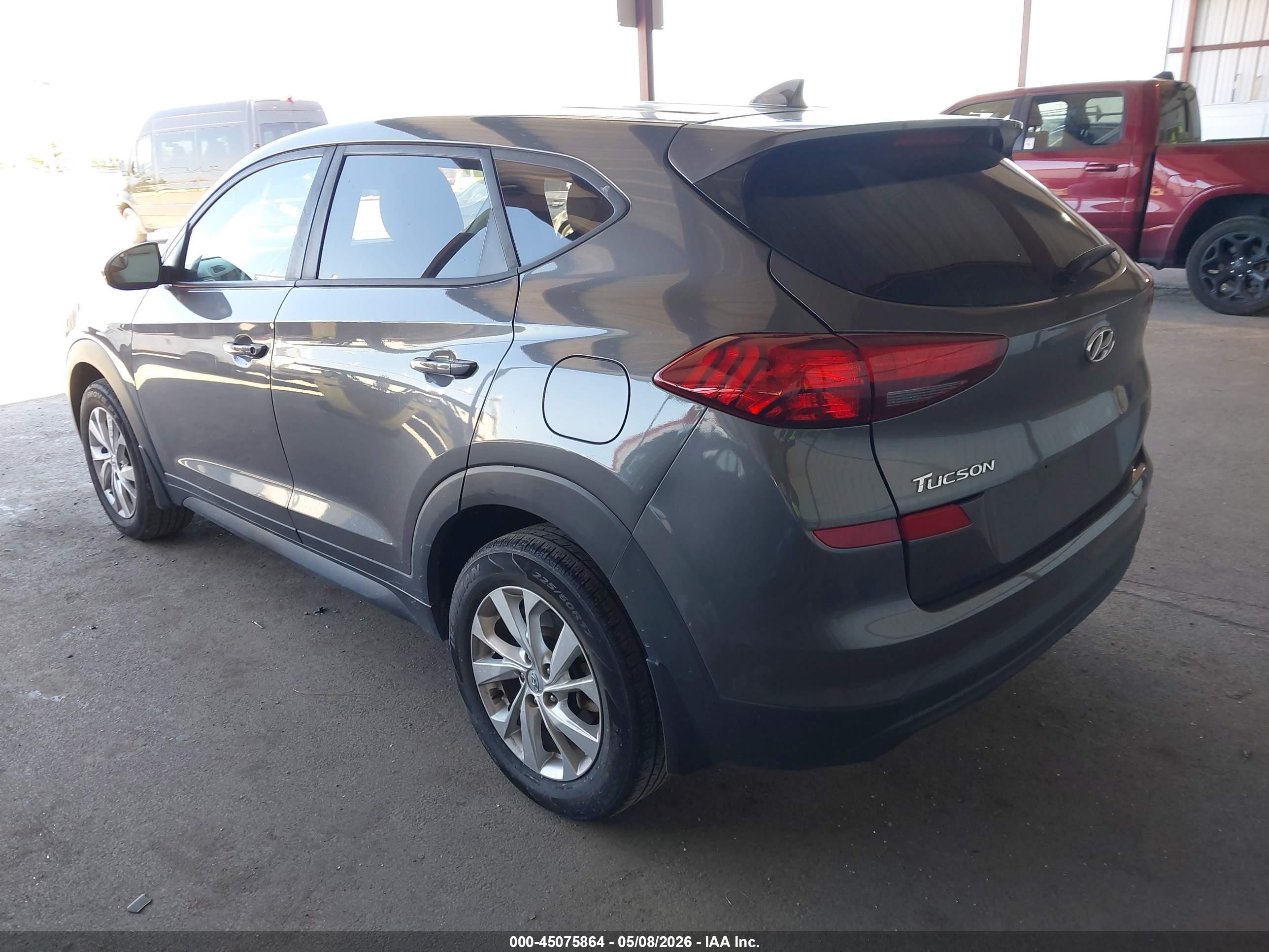 2020 Hyundai Tucson VIN KM8J23A45LU275096 IAAI salvage auction — Side, Salvage (California), sold $3,700 on 2026-07-02 (photo 3)