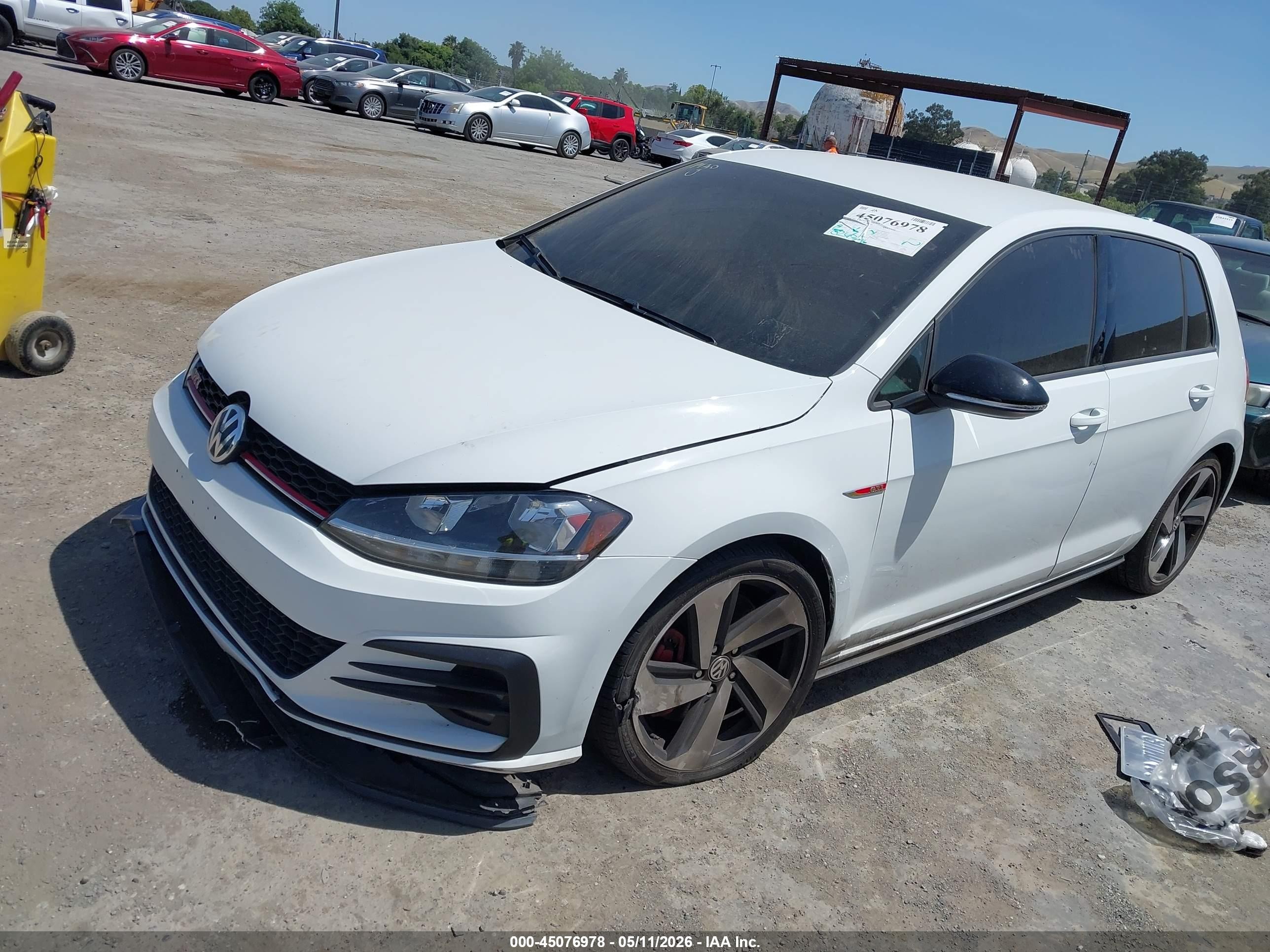 2021 Volkswagen Golf VIN 3VW6T7AU0MM008787 IAAI salvage auction — Unknown, Salvage (California), sold $5,050 on 2026-07-02 (photo 2)