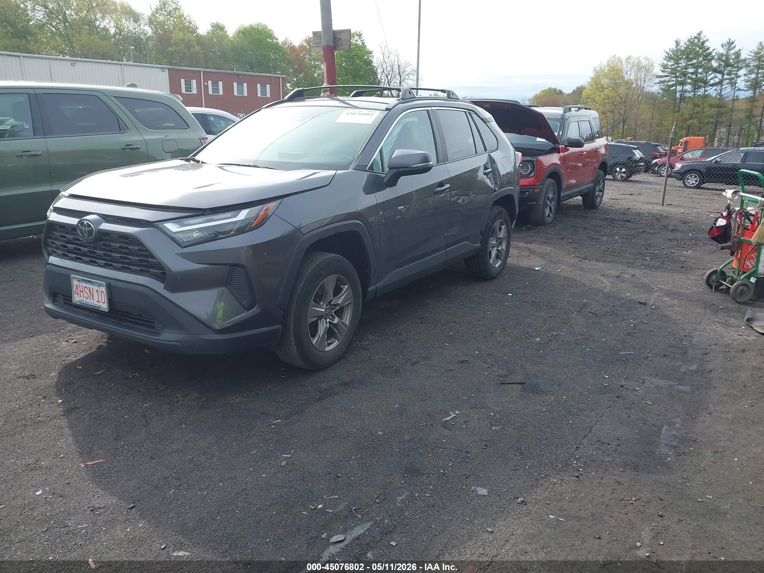 2024 Toyota RAV4 VIN 2T3P1RFV8RW427941 IAAI salvage auction — All Over, Salvage (Massachusetts), sold $9,600 on 2026-07-07 (photo 2)