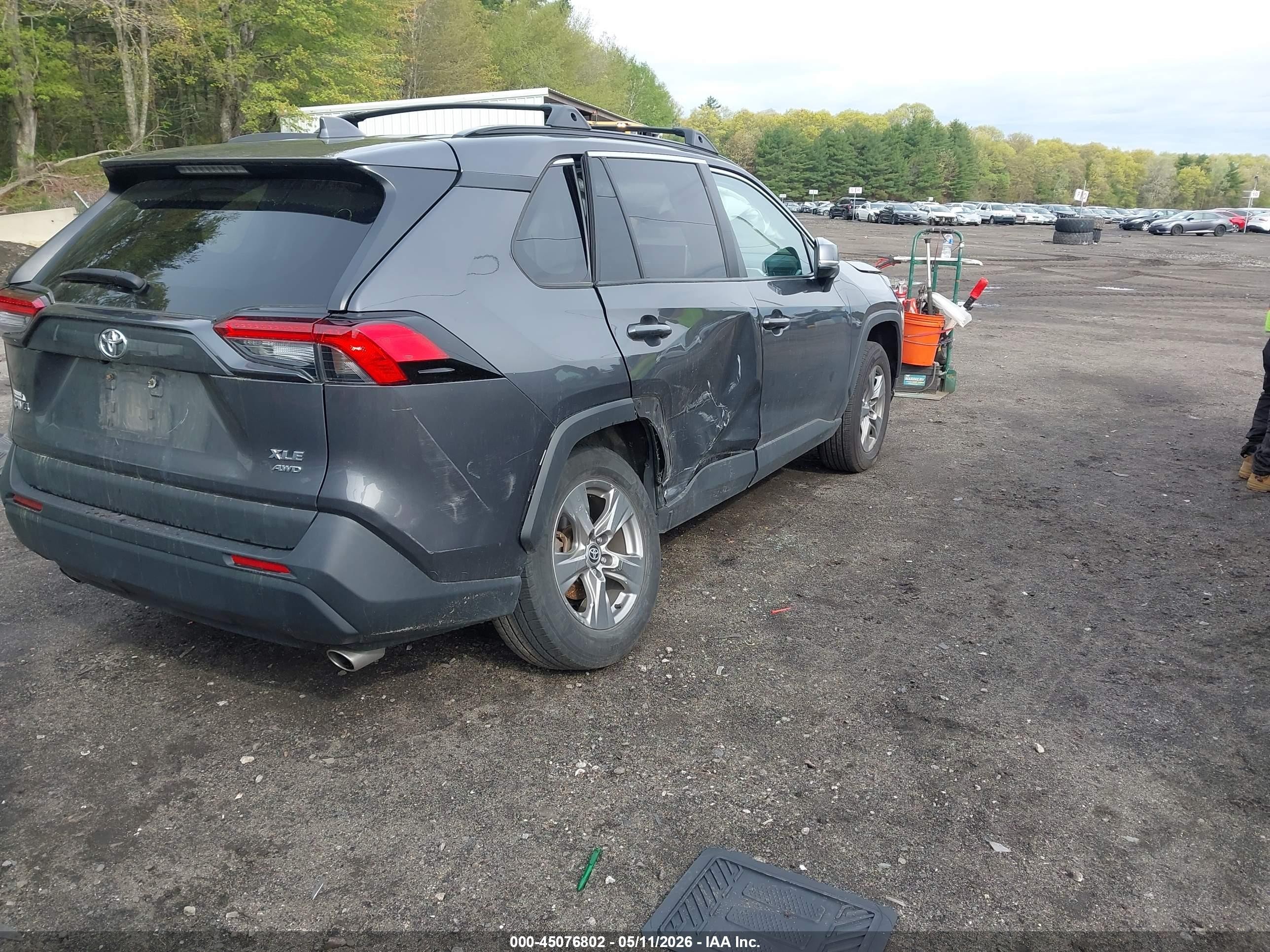 2024 Toyota RAV4 VIN 2T3P1RFV8RW427941 IAAI salvage auction — All Over, Salvage (Massachusetts), sold $9,600 on 2026-07-07 (photo 4)